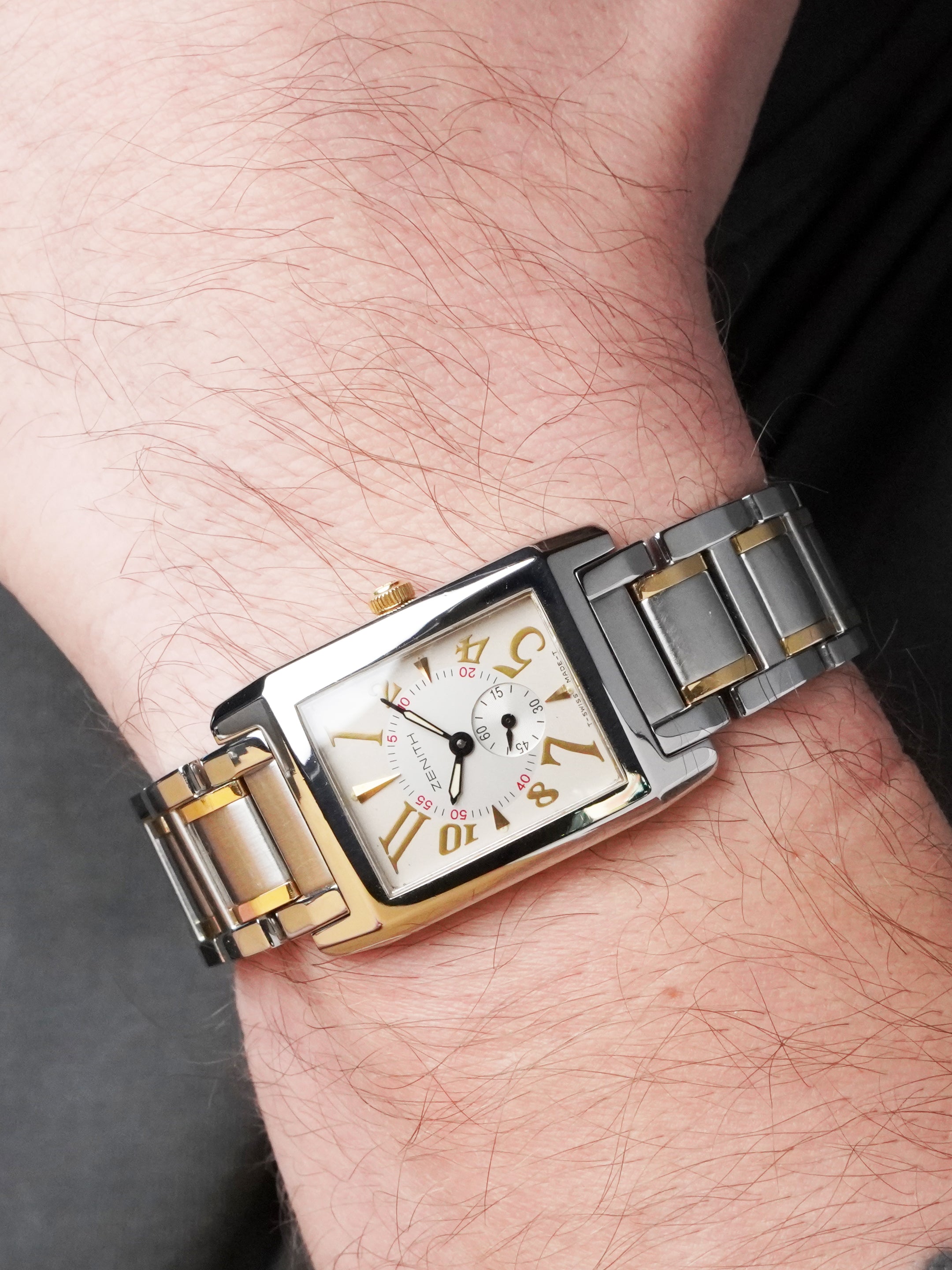 Zenith Port Royal 53.0250.886 - Gold/Steel, Cream Dial, Quartz, Box Only (2000)