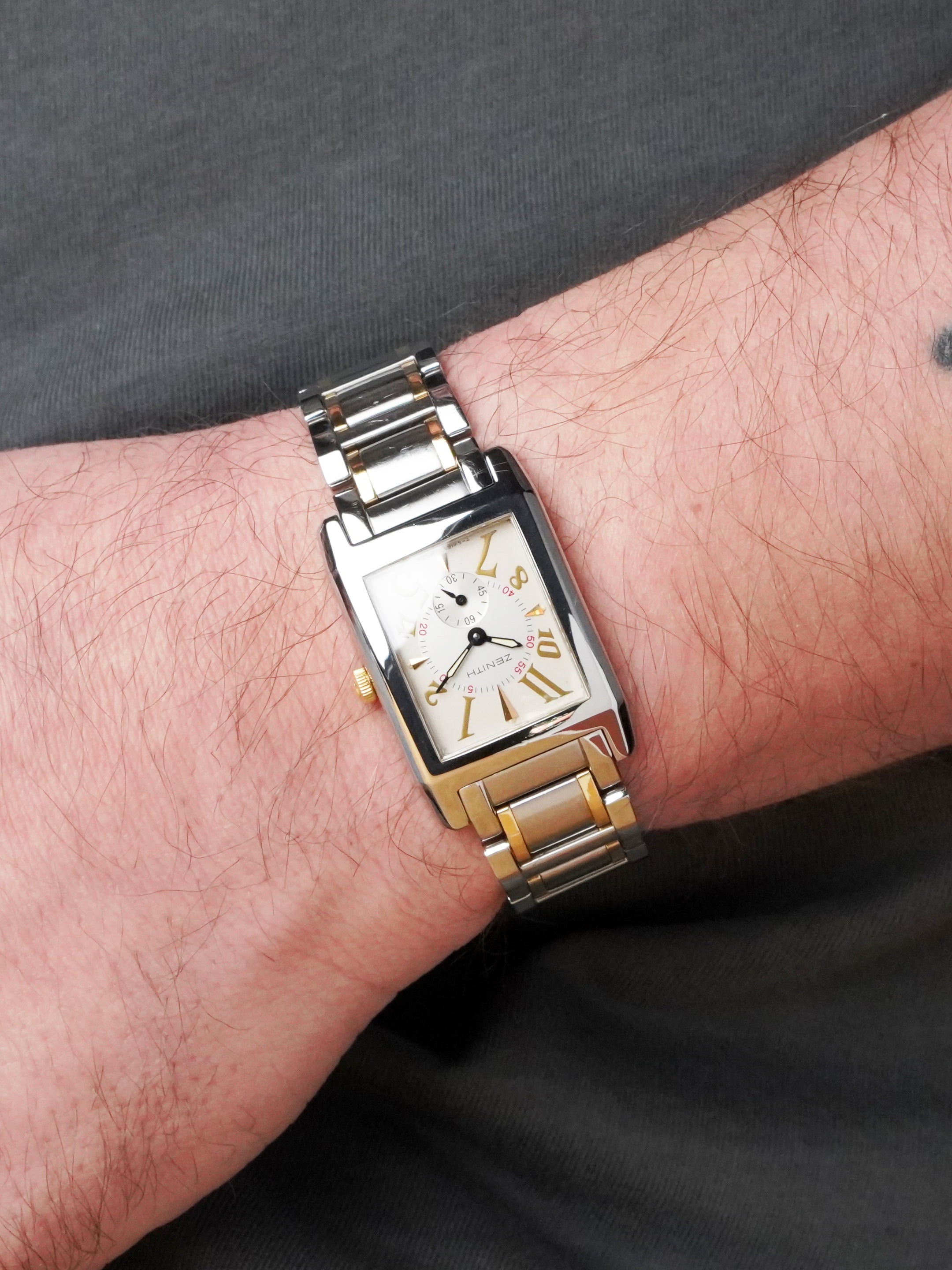 Zenith Port Royal 53.0250.886 - Gold/Steel, Cream Dial, Quartz, Box Only (2000)