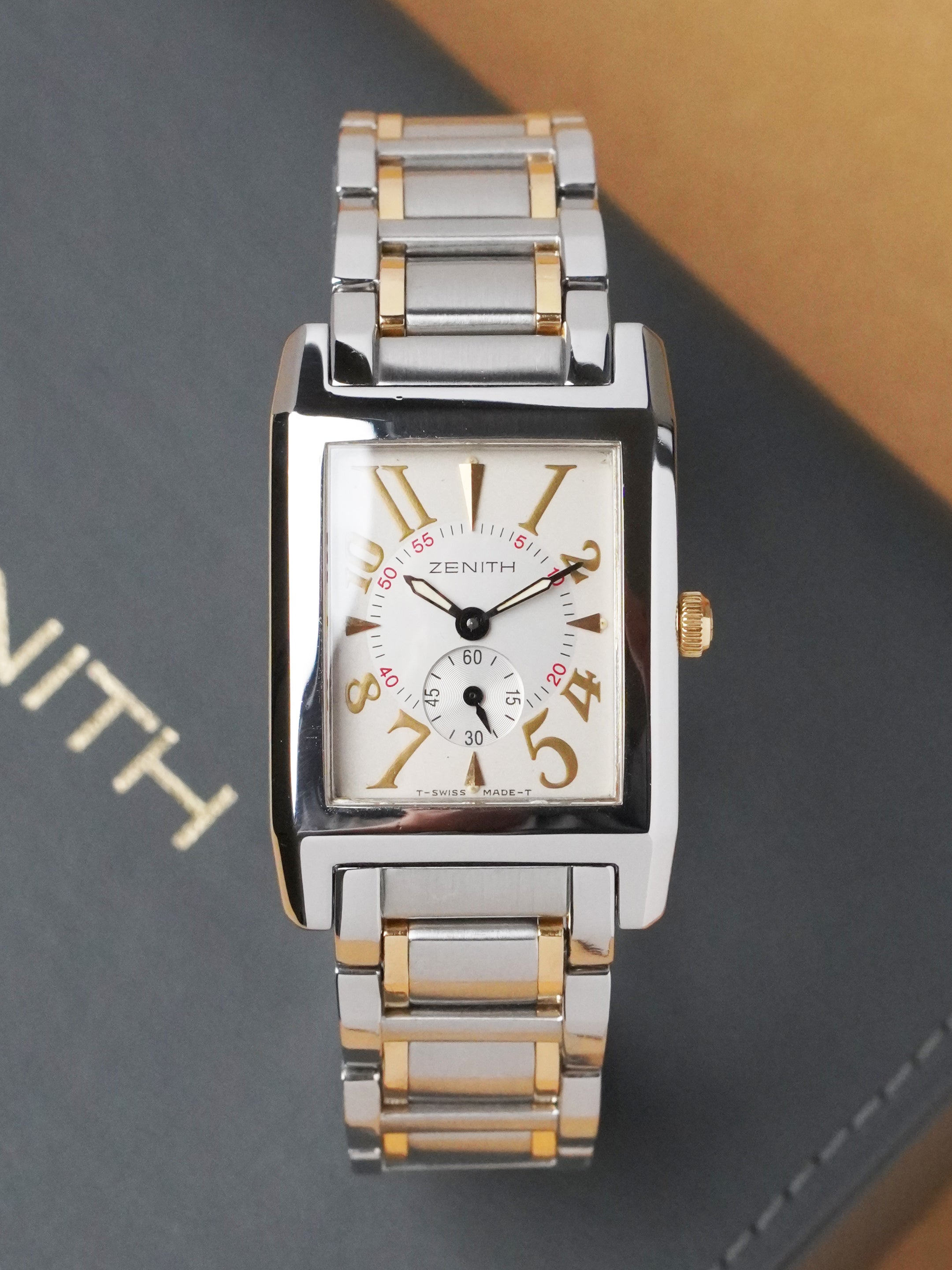 Zenith Port Royal 53.0250.886 - Gold/Steel, Cream Dial, Quartz, Box Only (2000)