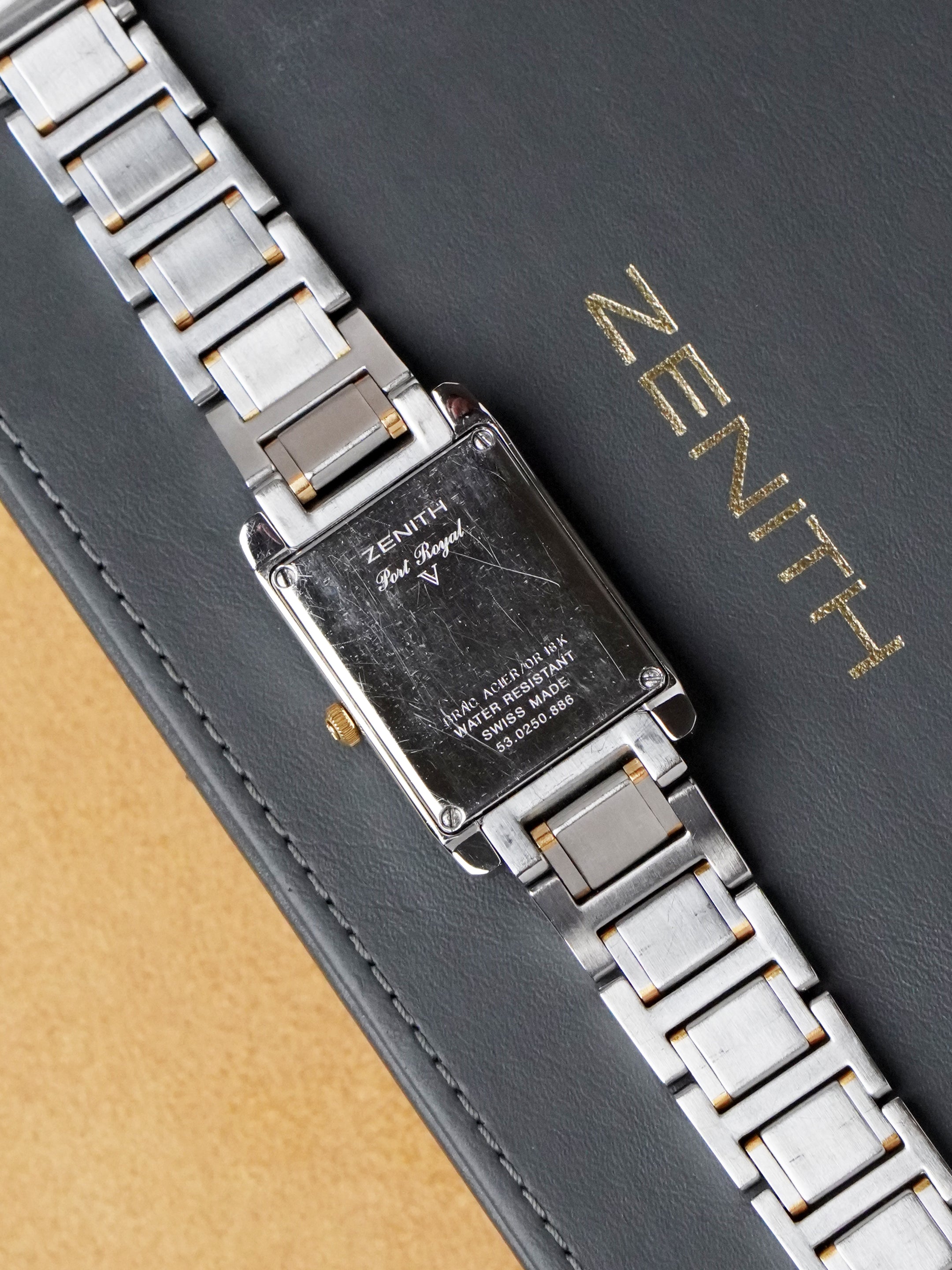 Zenith Port Royal 53.0250.886 - Gold/Steel, Cream Dial, Quartz, Box Only (2000)