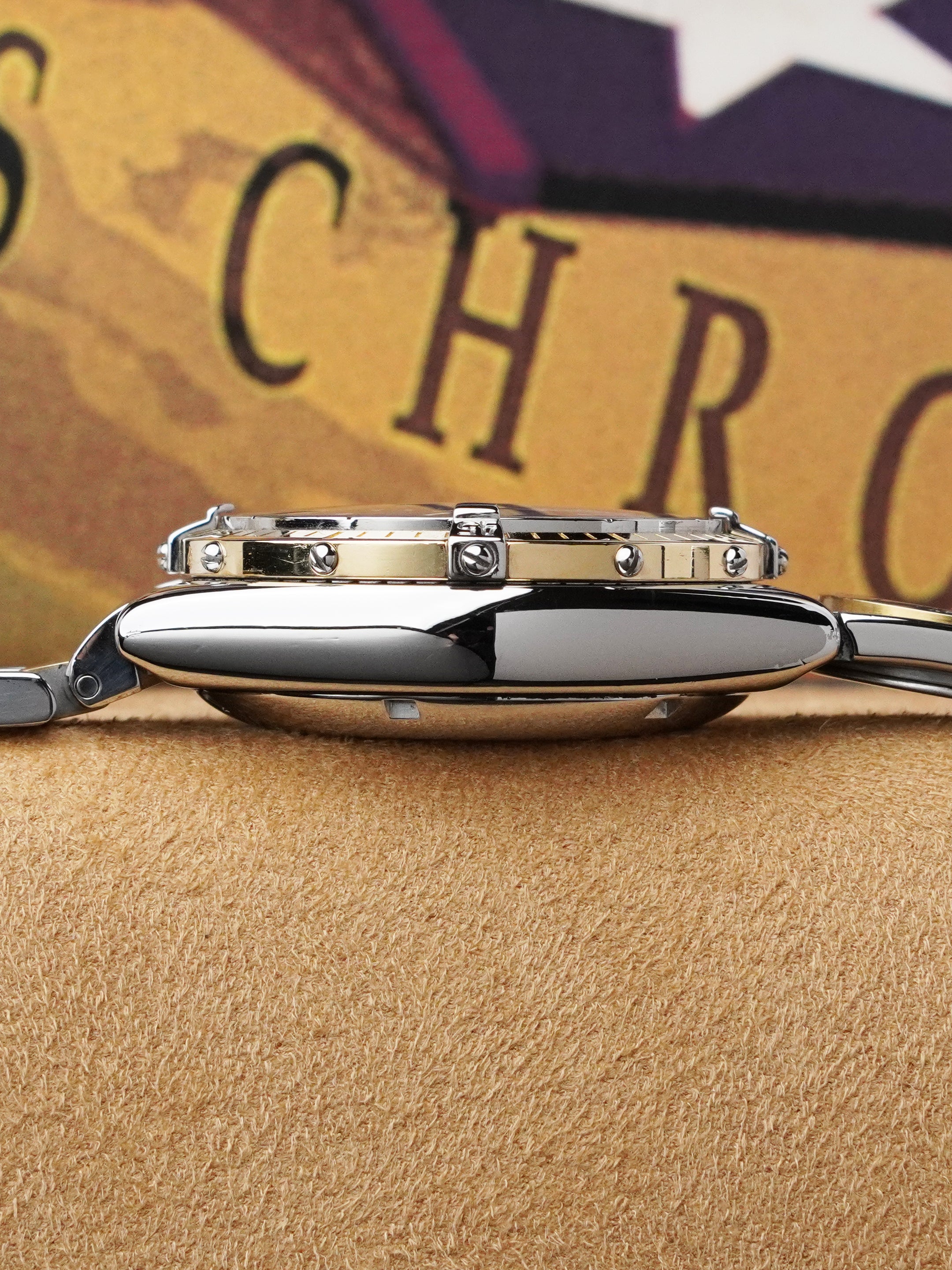 Breitling Chronomat UTC B13050.1 - Gold/Steel, Blue Dial, Automatic, Full Set (1997)