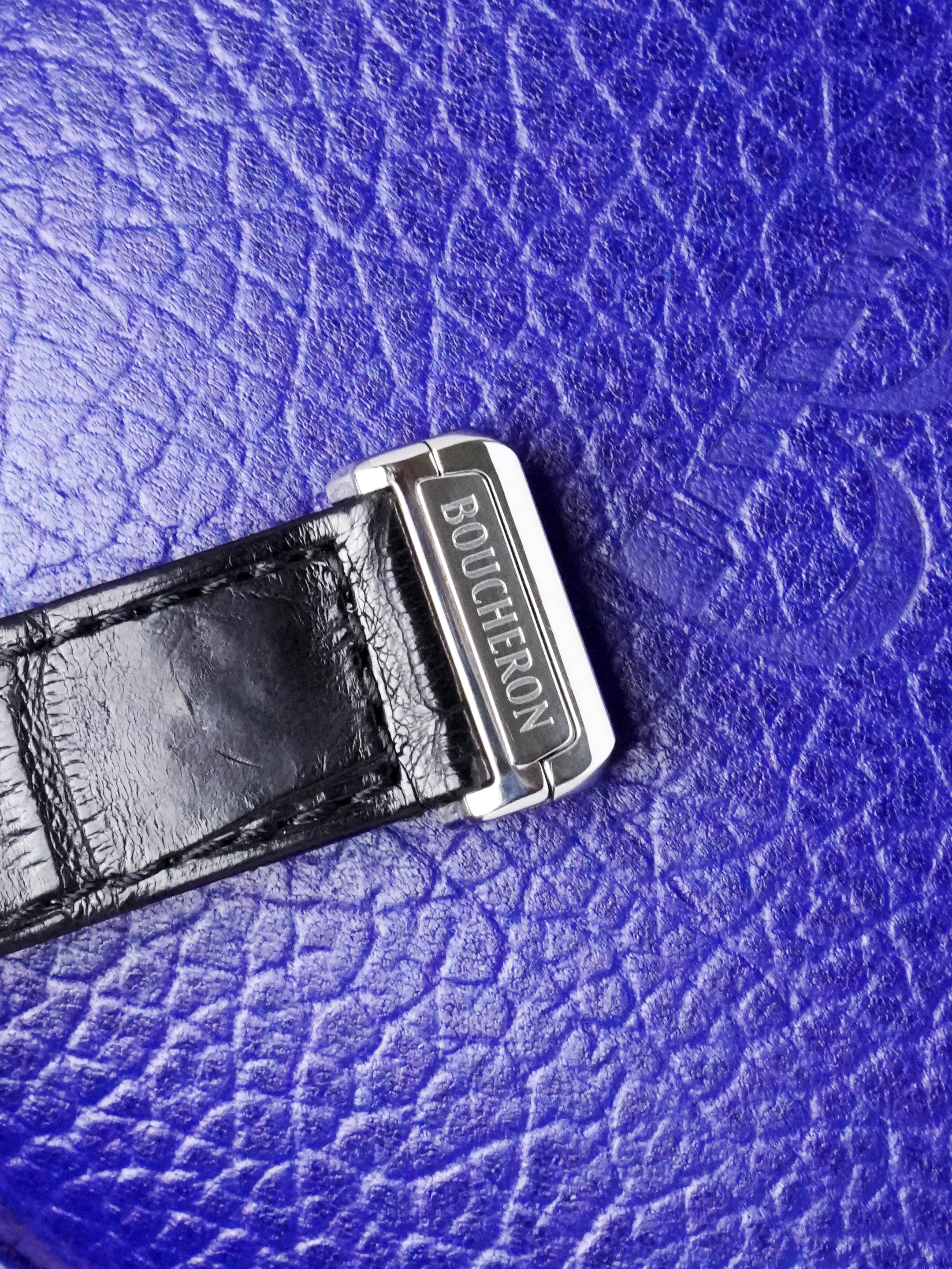 Boucheron Reflet Parallèle Chronographe - Stainless Steel, Grey Dial, Quartz, Box Only (2010)