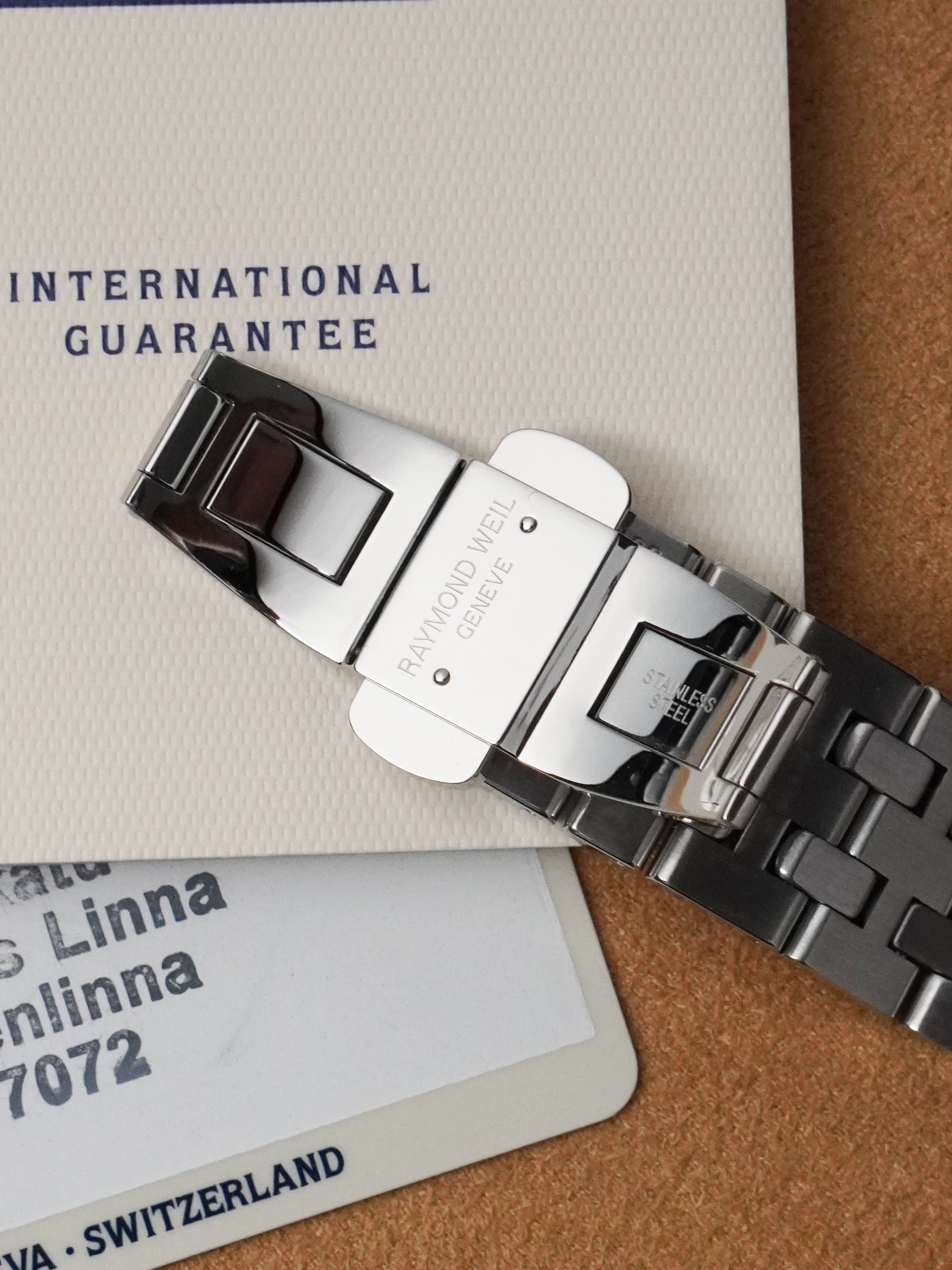 Raymond Weil Tango 5590 - Gold / Steel, Blue Dial, Quartz, Full Set (2006)