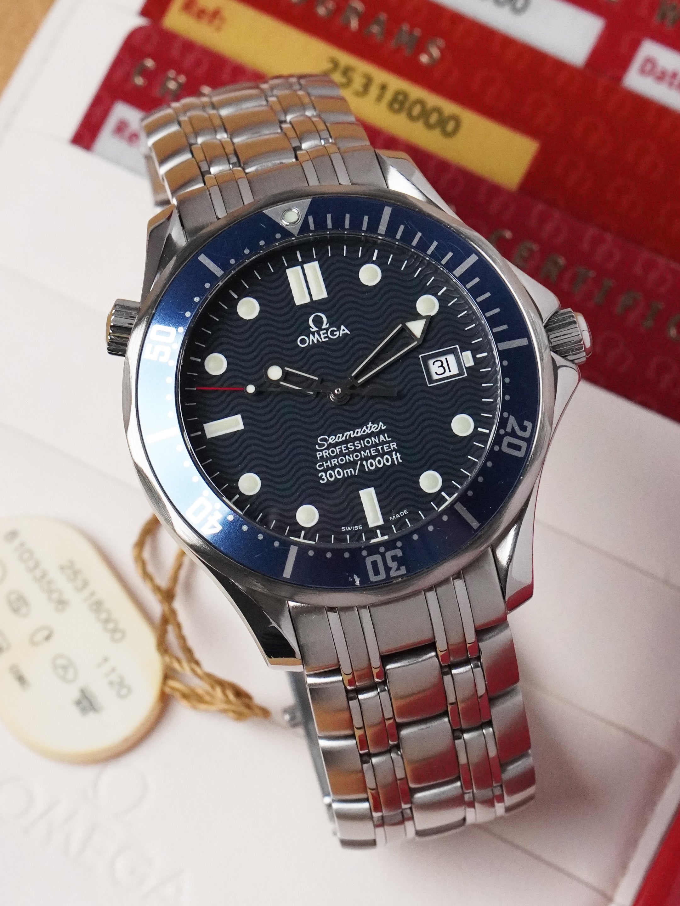Omega Seamaster Diver 300 M 2531.80.00 - "James Bond", Automatic, Full Set (2007)