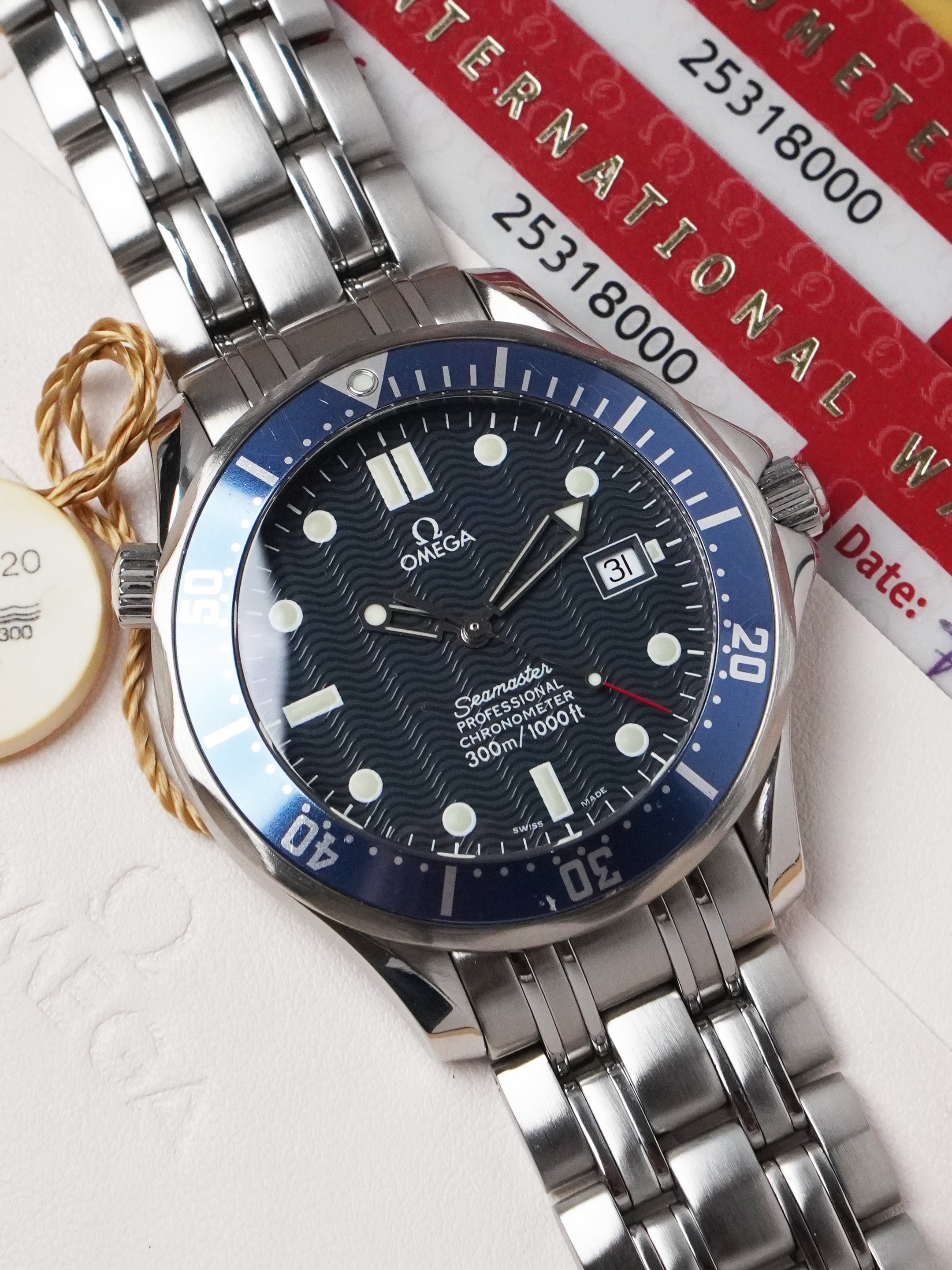 Omega Seamaster Diver 300 M 2531.80.00 - "James Bond", Automatic, Full Set (2007)
