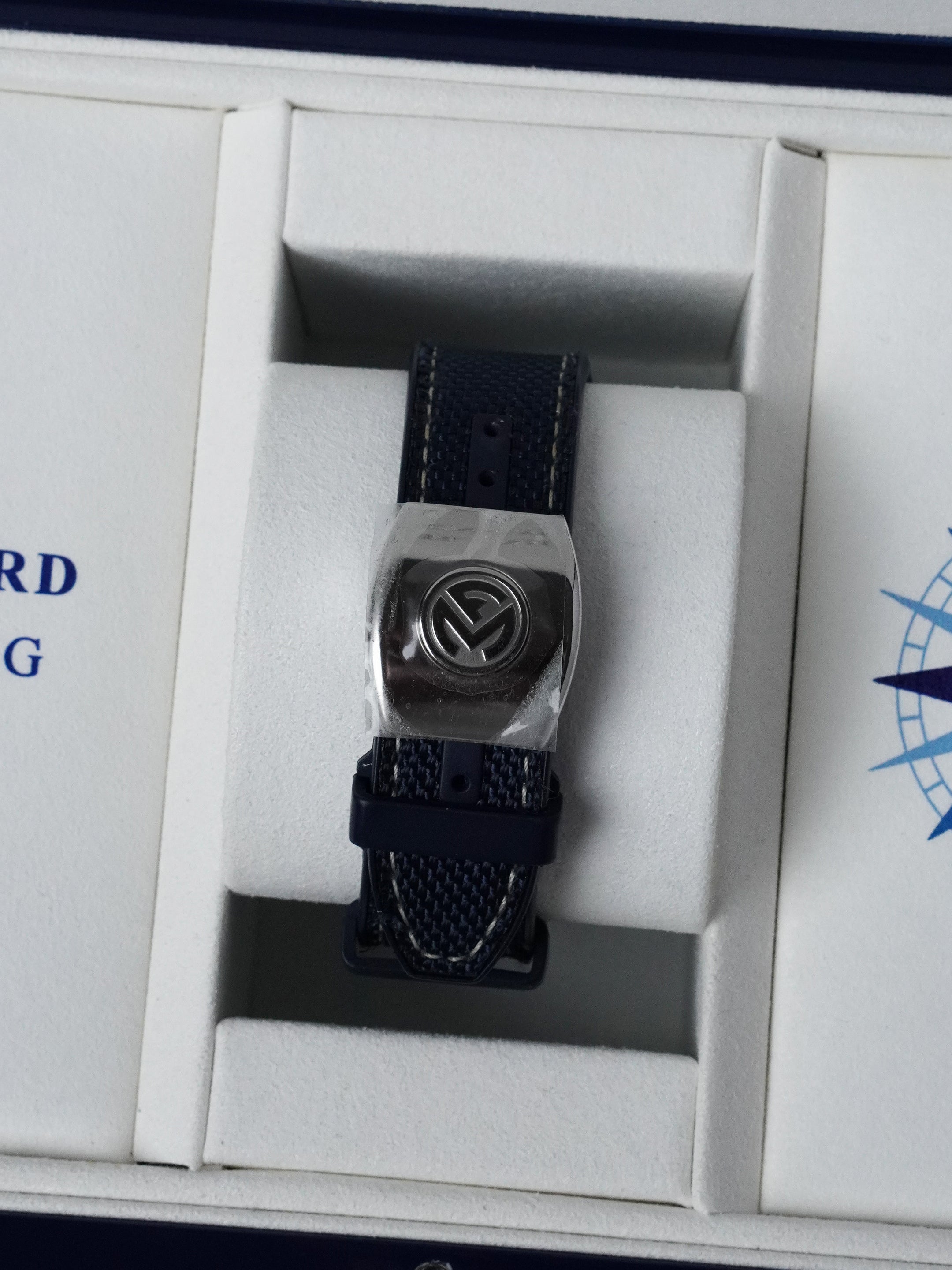 Franck Muller Vanguard Yachting V45SCDTYACHT - Stainless Steel, Blue Dial, Full Set (2019)
