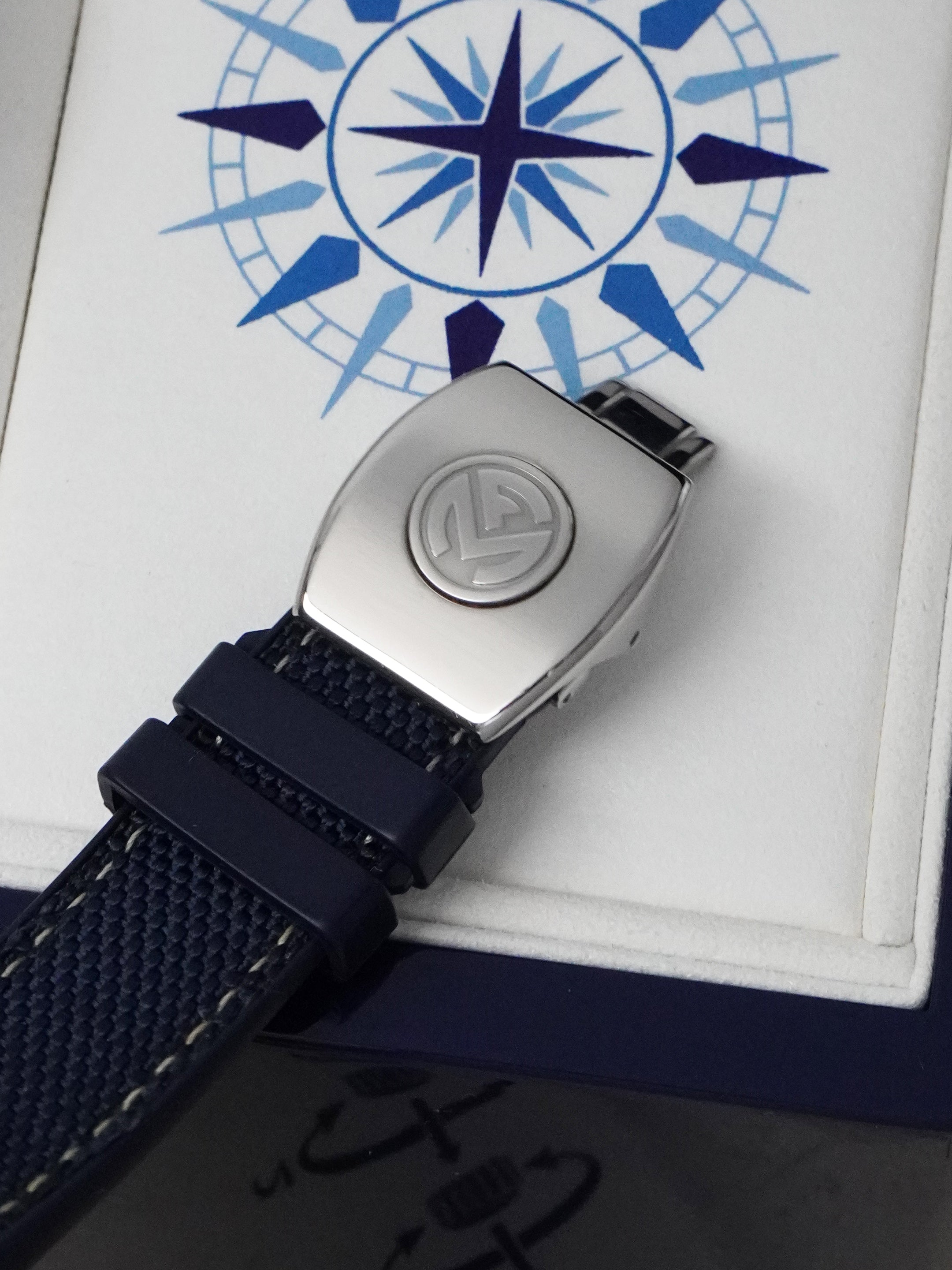 Franck Muller Vanguard Yachting V45SCDTYACHT - Stainless Steel, Blue Dial, Full Set (2019)