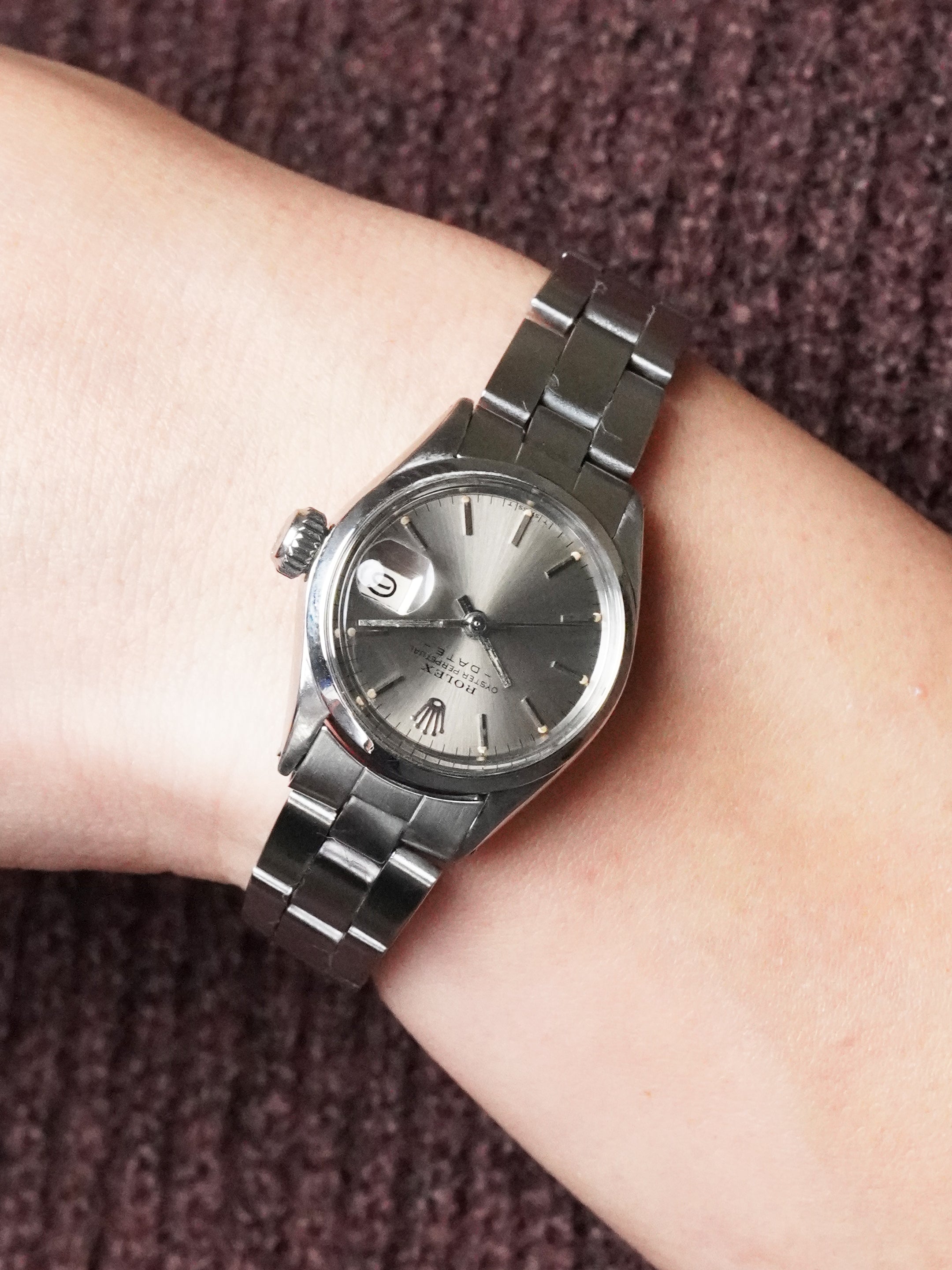 Rolex Oyster Perpetual Lady Date 6516 - Stainless Steel, Silver