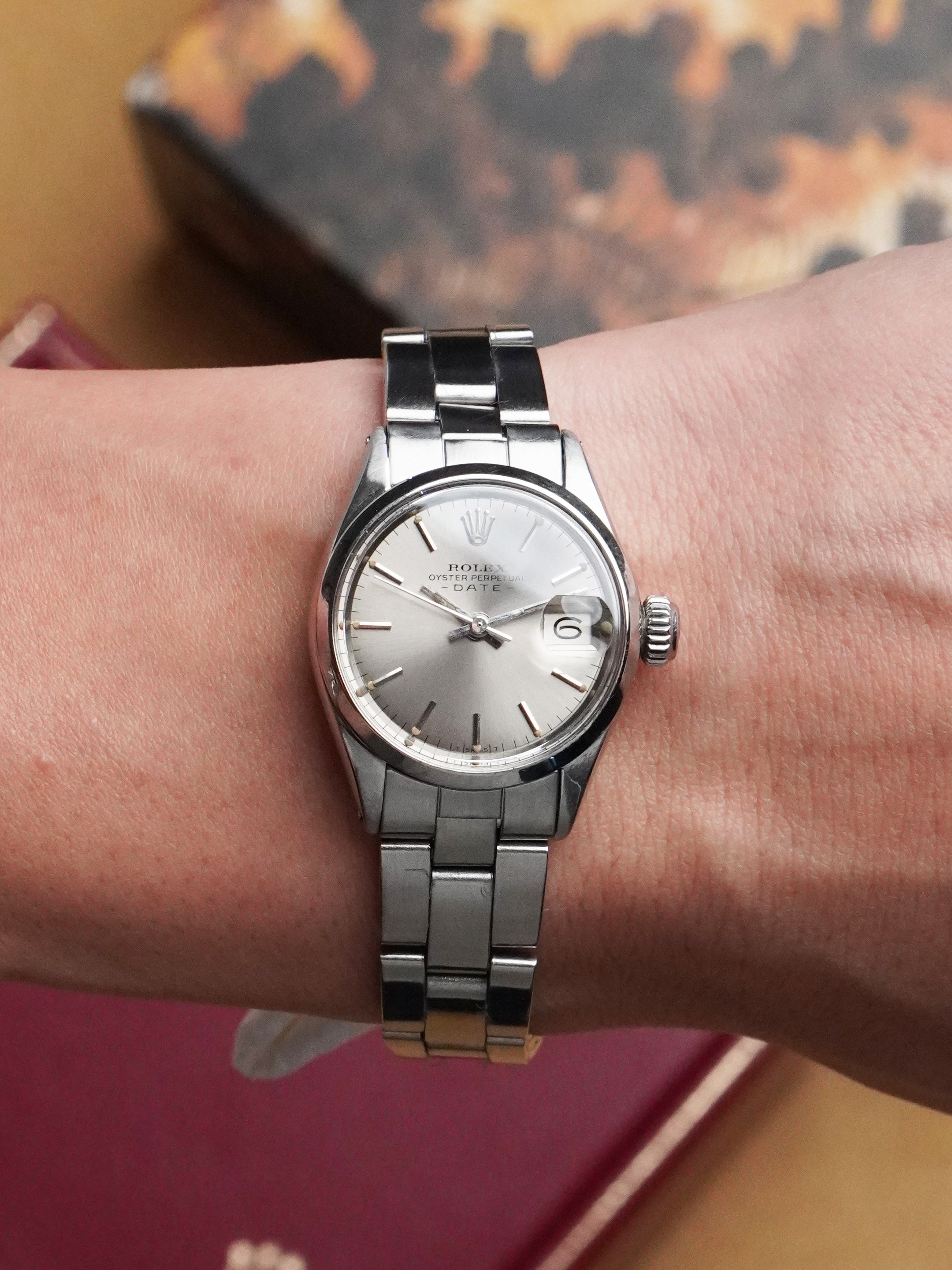 Rolex Oyster Perpetual Lady Date 6516 - Stainless Steel, Silver