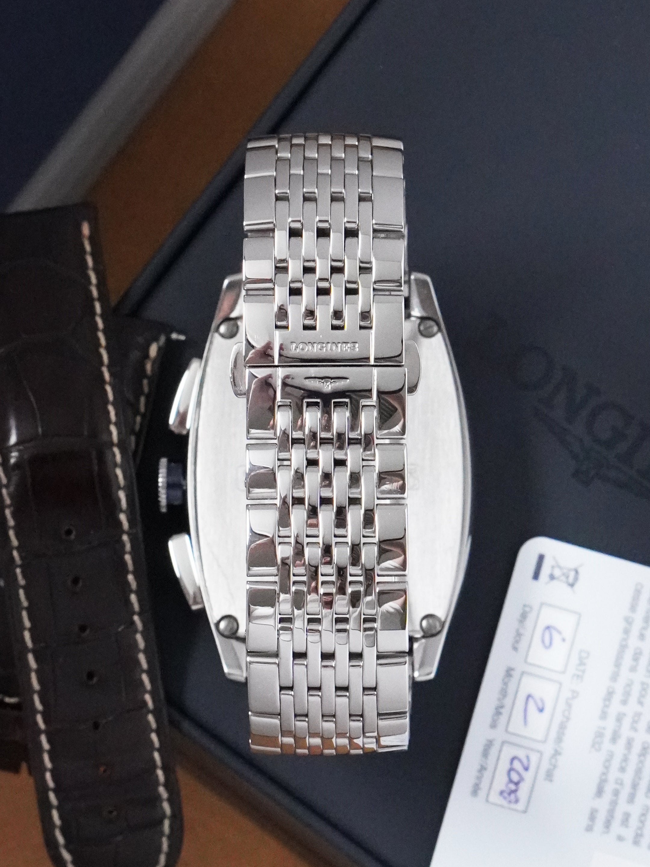 Longines Evidenza Moonphase Chronograph L2.688.4.78.4 - Cream Dial, Full Set (2008)