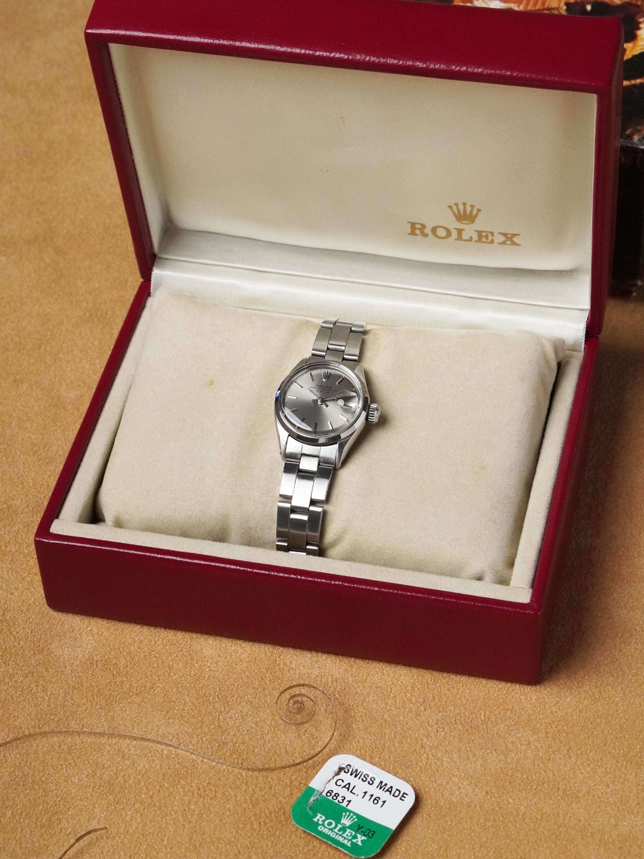 Rolex Oyster Perpetual Lady Date 6516 - Stainless Steel, Silver Dial, Automatic (1971)