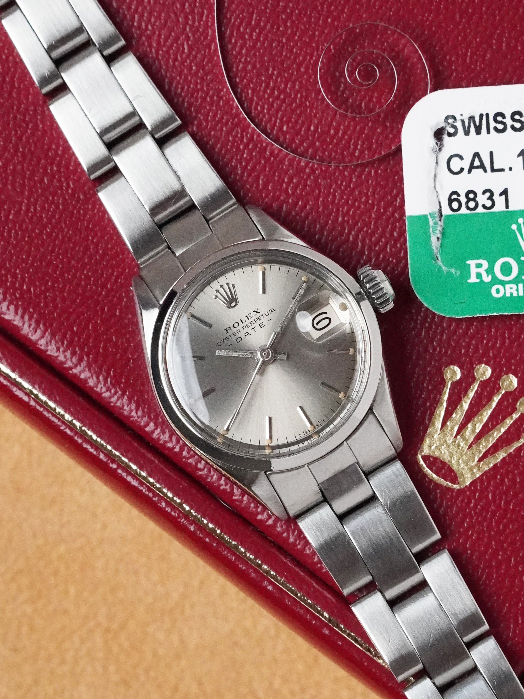 Rolex Oyster Perpetual Lady Date 6516 - Stainless Steel, Silver Dial, Automatic (1971)
