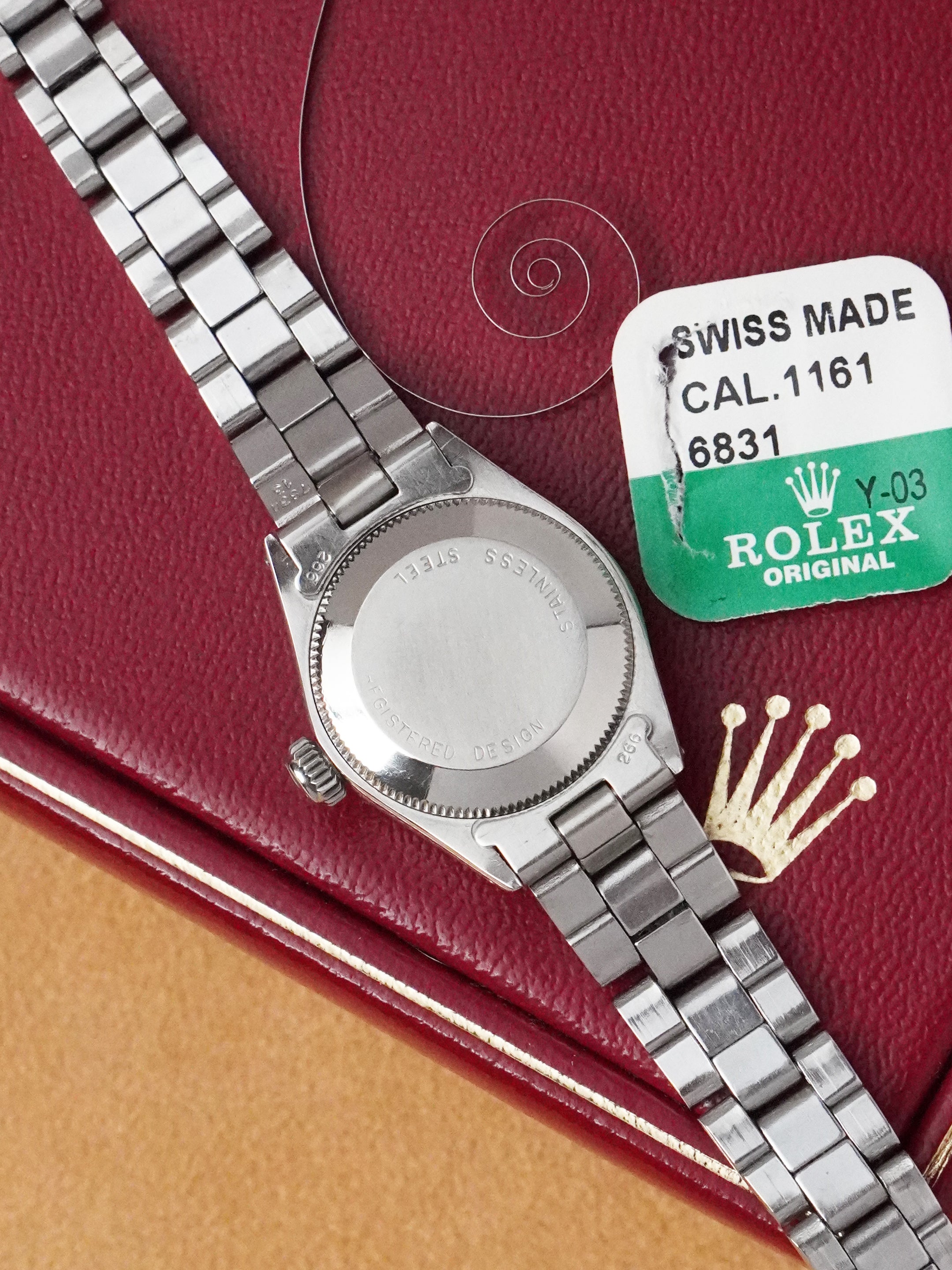 Rolex Oyster Perpetual Lady Date 6516 - Stainless Steel, Silver Dial, Automatic (1971)