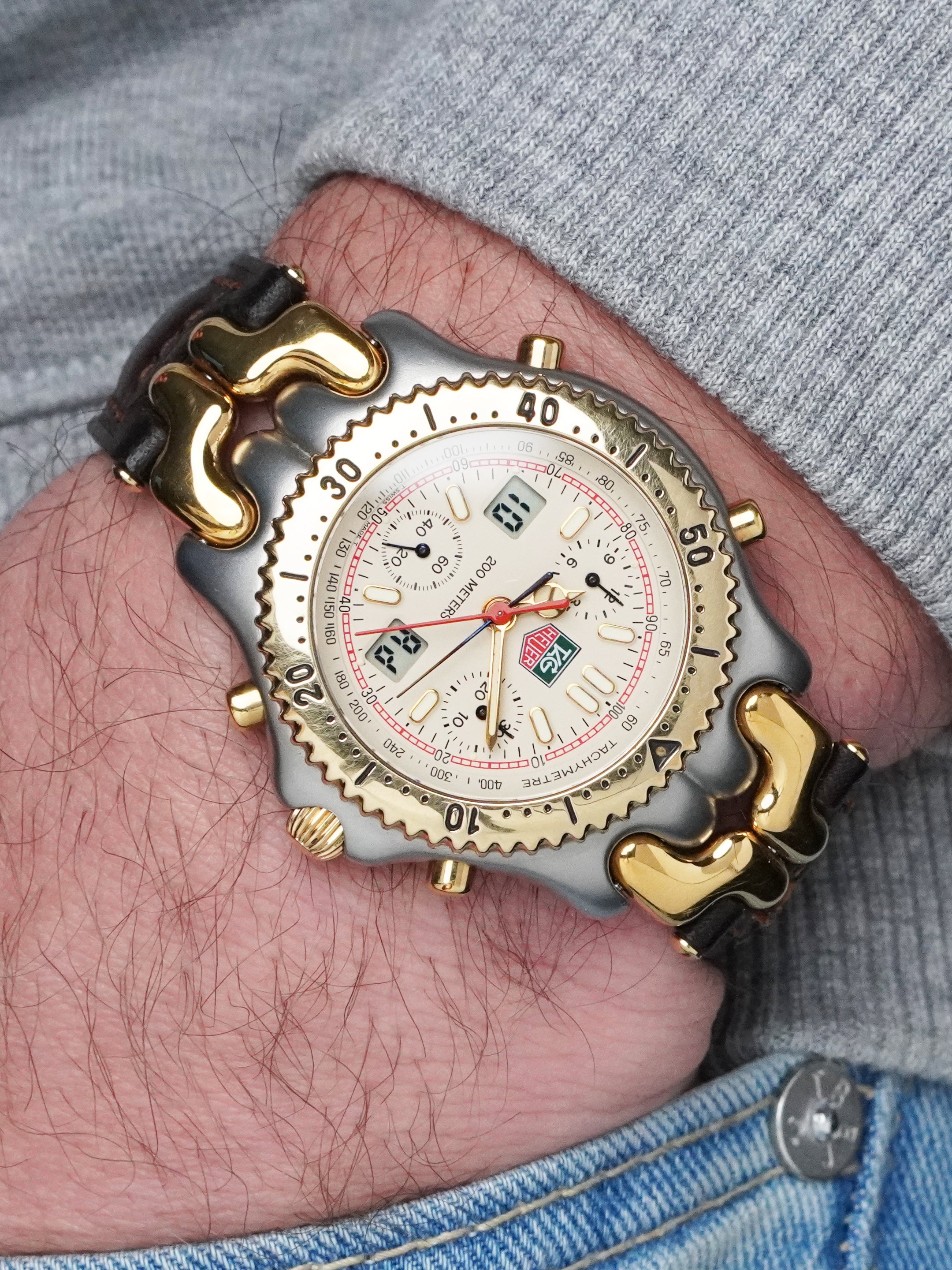 TAG Heuer S/EL Quartz Chronograph S25.706C - Ayrton Senna, Full Set (1993)