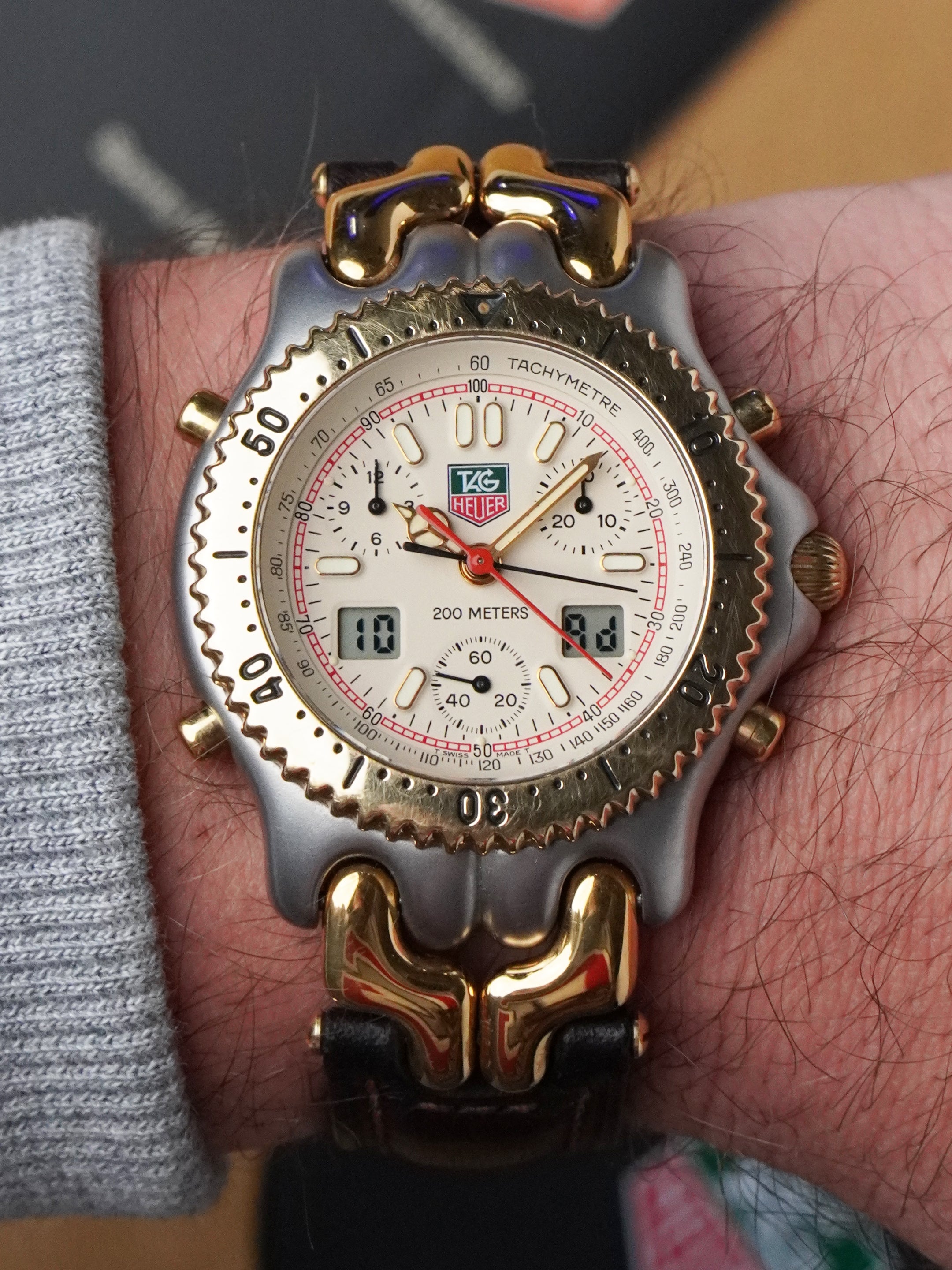 TAG Heuer S/EL Quartz Chronograph S25.706C - Ayrton Senna, Full Set (1993)