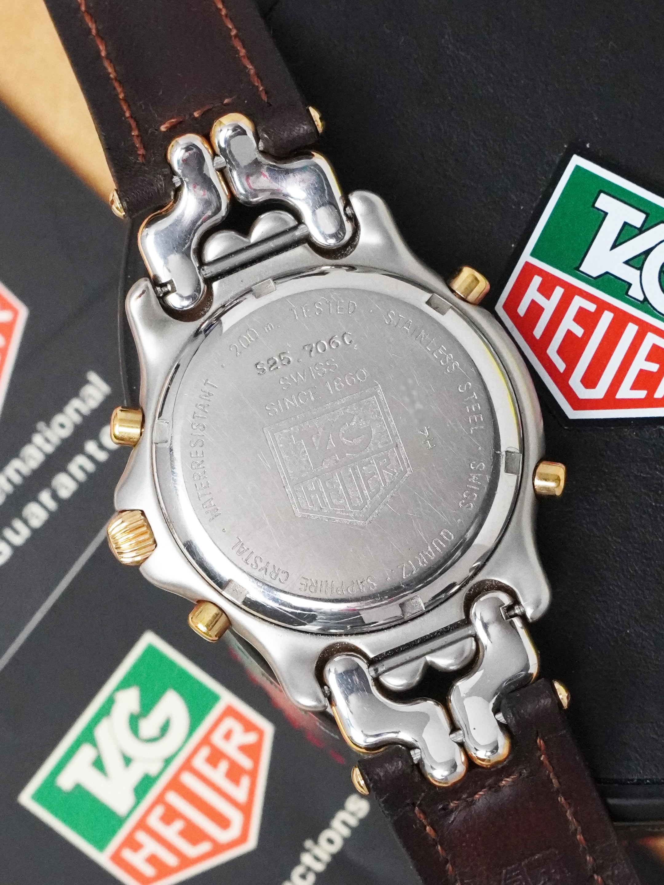 TAG Heuer S/EL Quartz Chronograph S25.706C - Ayrton Senna, Full Set (1993)