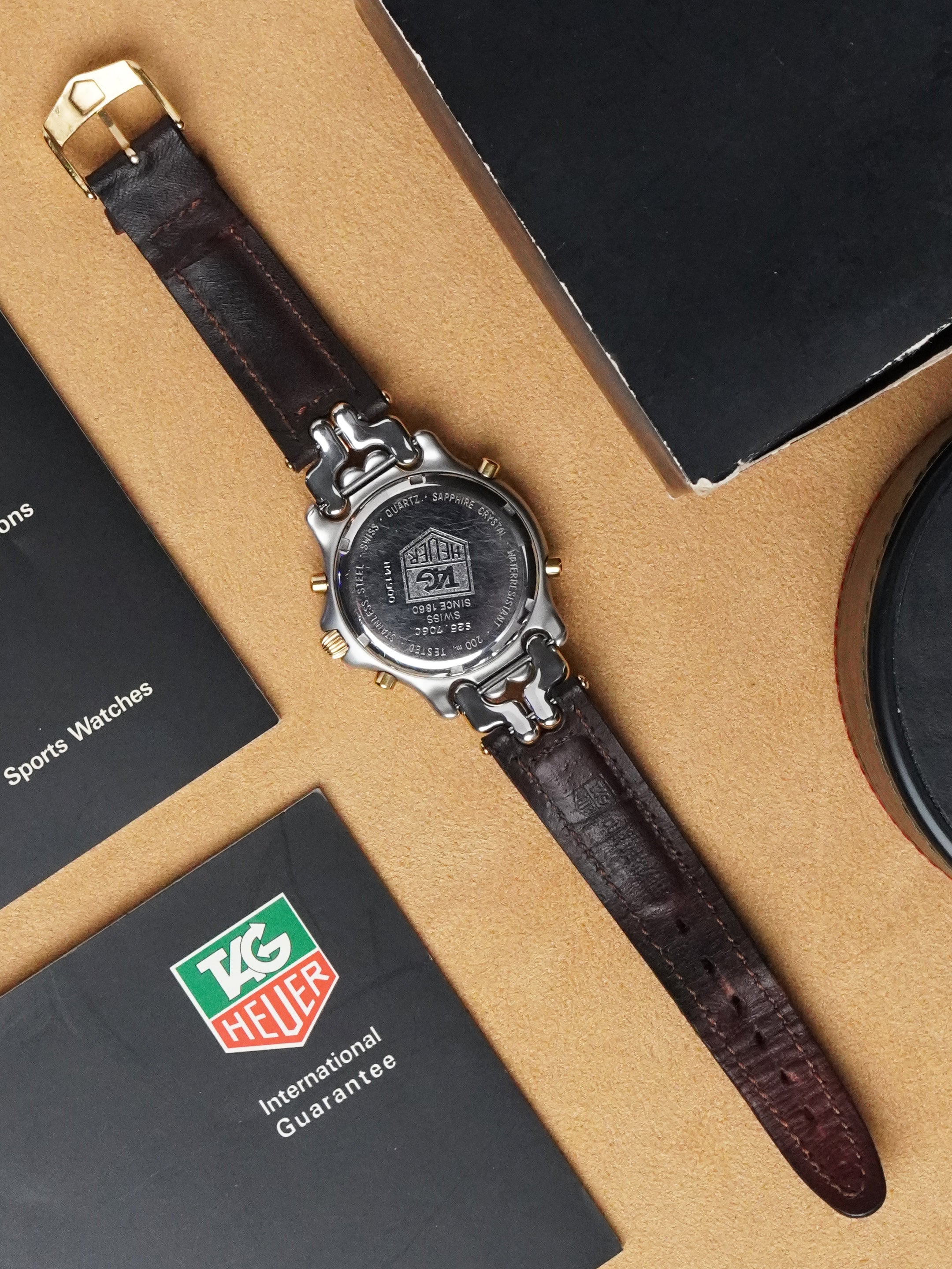 TAG Heuer S/EL Quartz Chronograph S25.706C - Ayrton Senna, Full Set (1993)