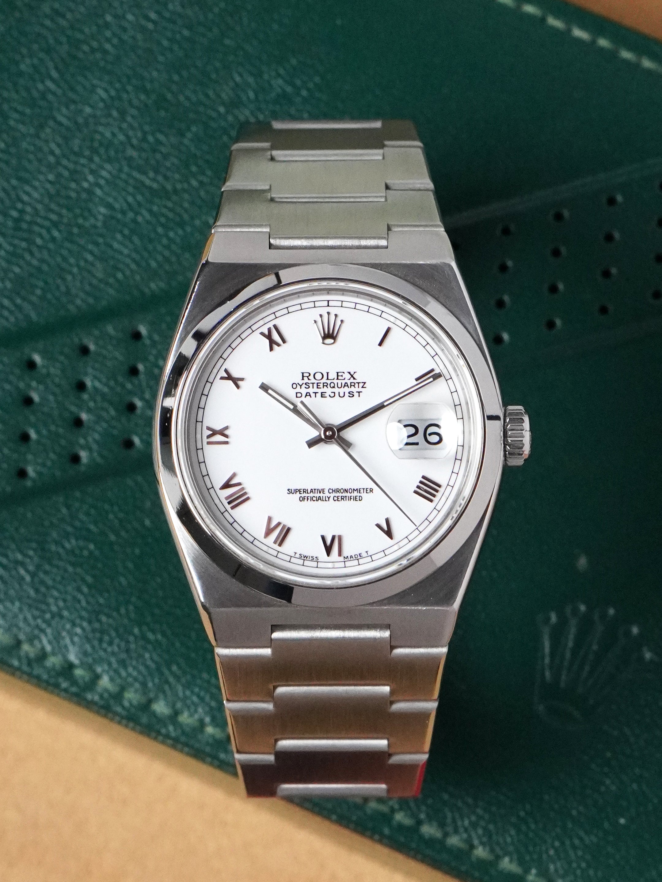 Rolex Datejust Oysterquartz 17000 - Stainless Steel, White Dial, Quartz, Box Only (1990)