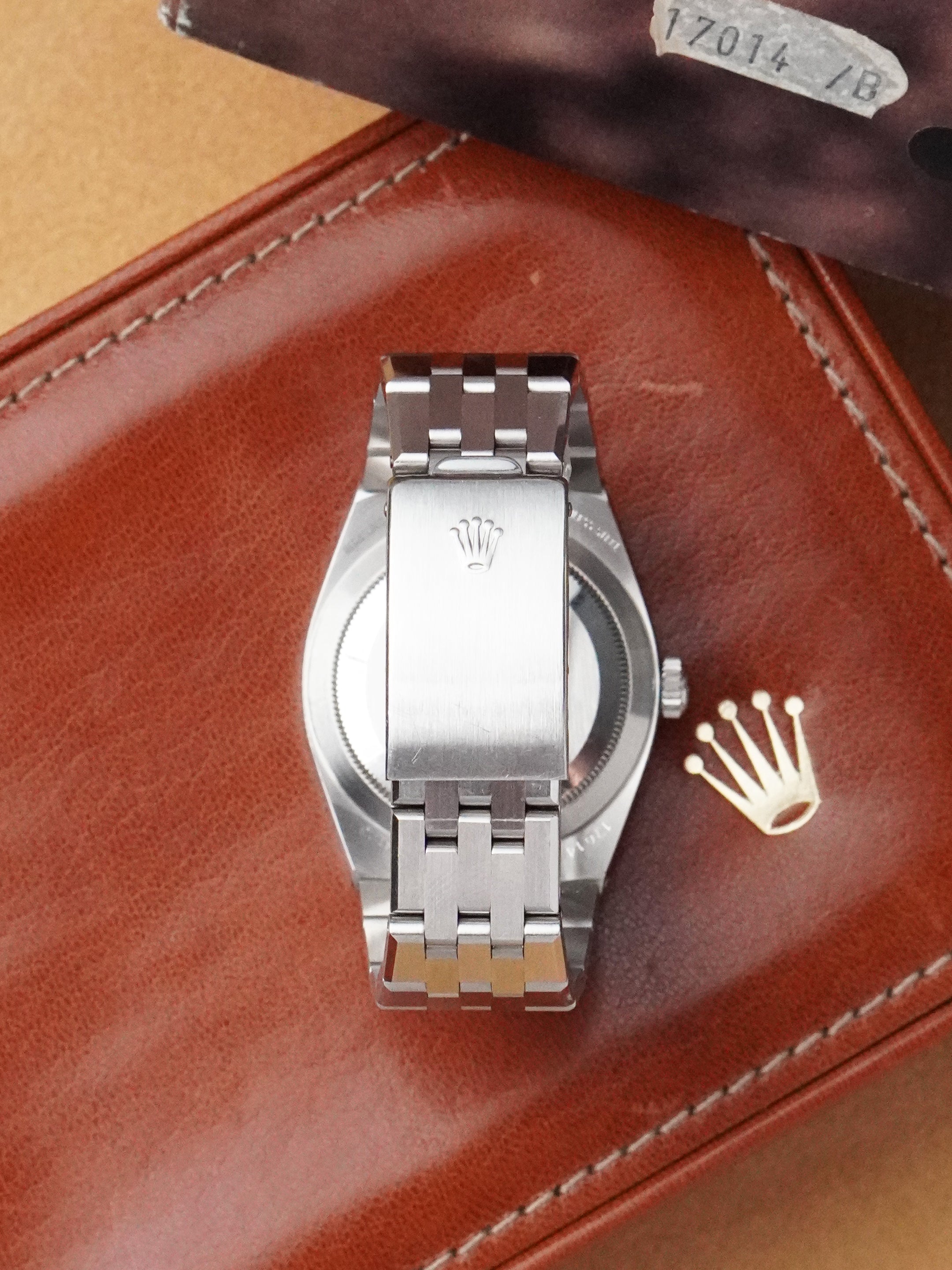 Rolex Datejust Oysterquartz 17014 - Stainless Steel, Black Dial, Quartz, Box Only (1984)