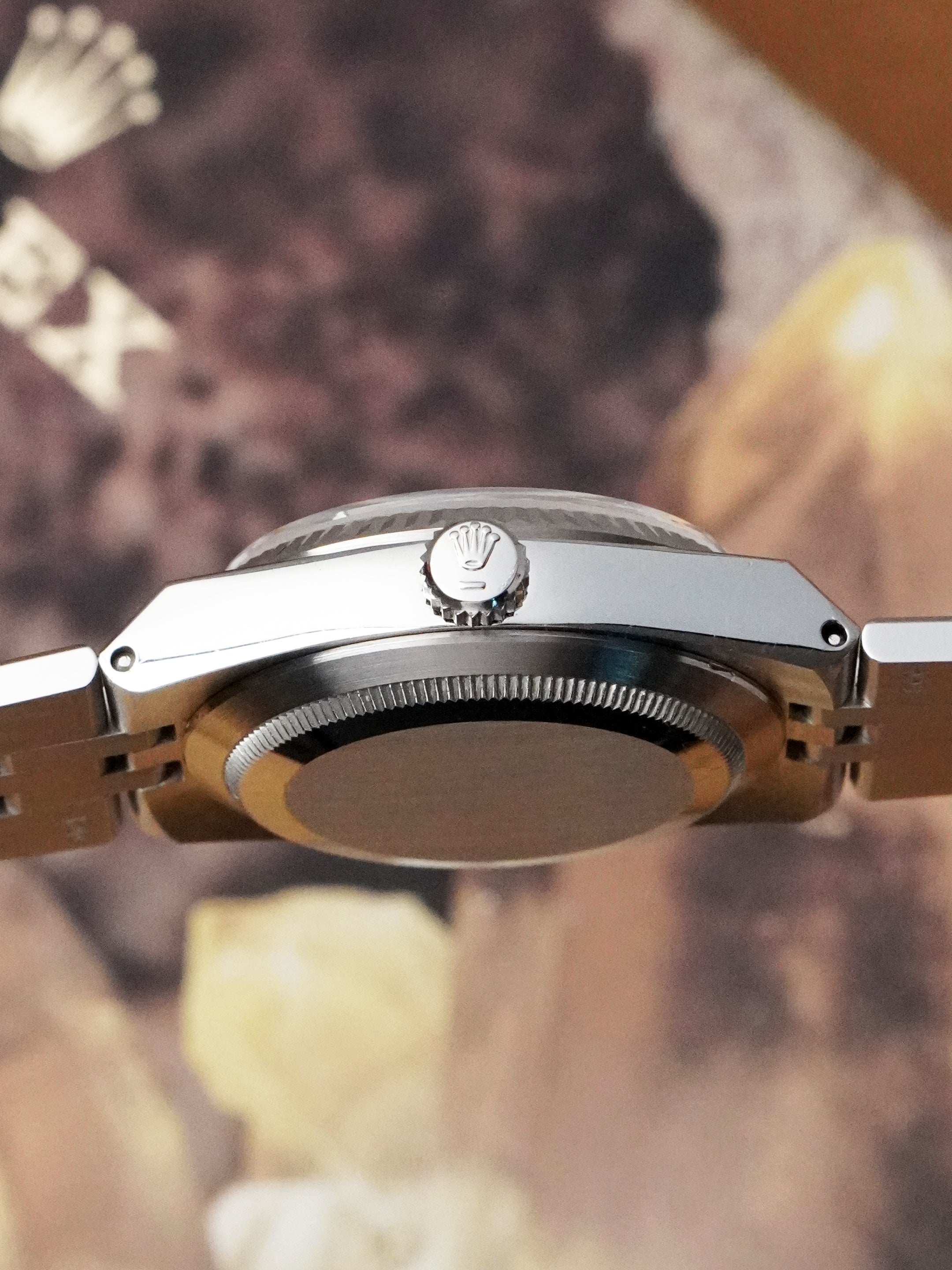 Rolex Datejust Oysterquartz 17014 - Stainless Steel, Black Dial, Quartz, Box Only (1984)