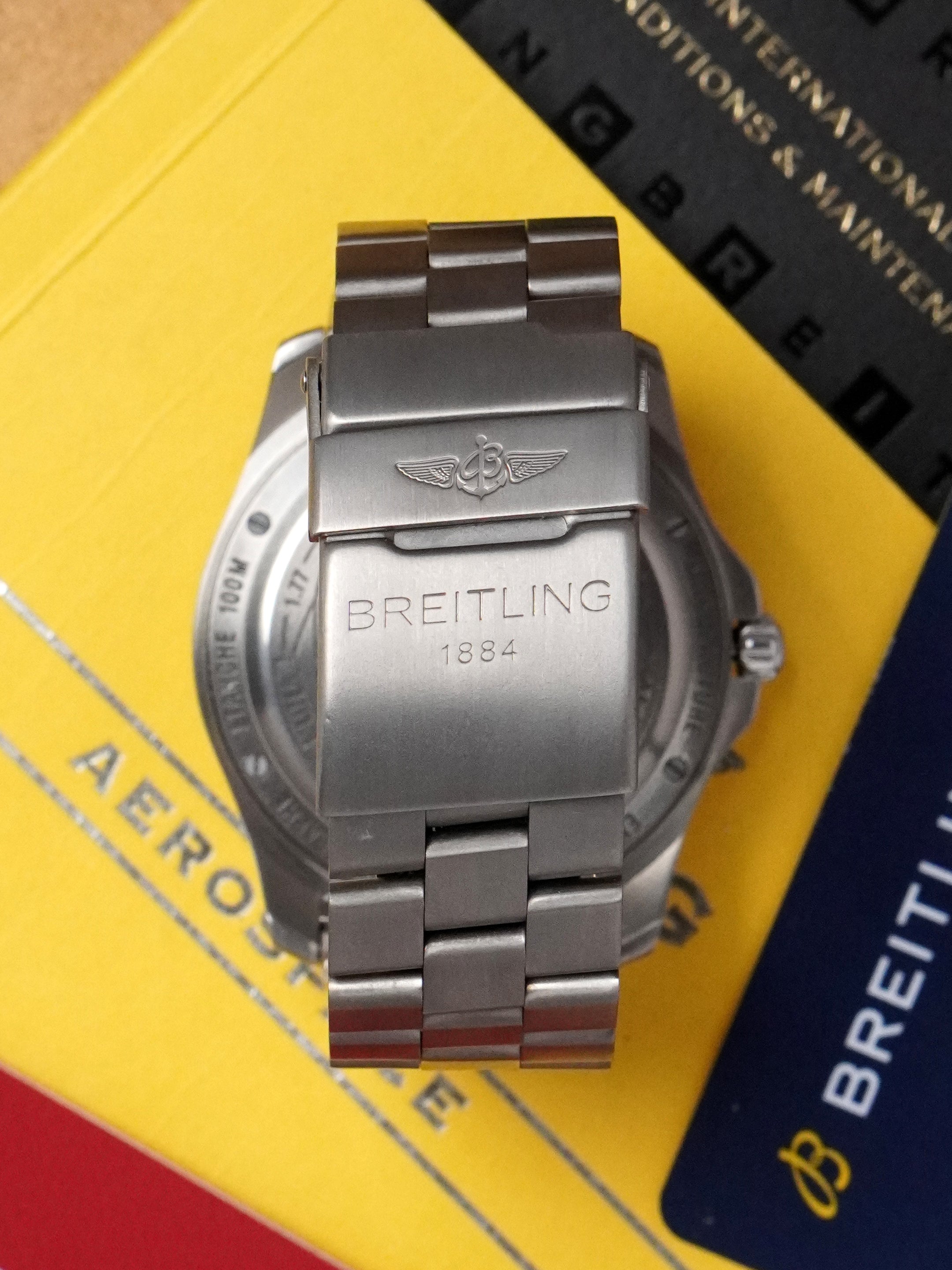 Breitling Aerospace Avantage E7936210/B962 - Titanium, Black Dial, Quartz, Full Set (2015)