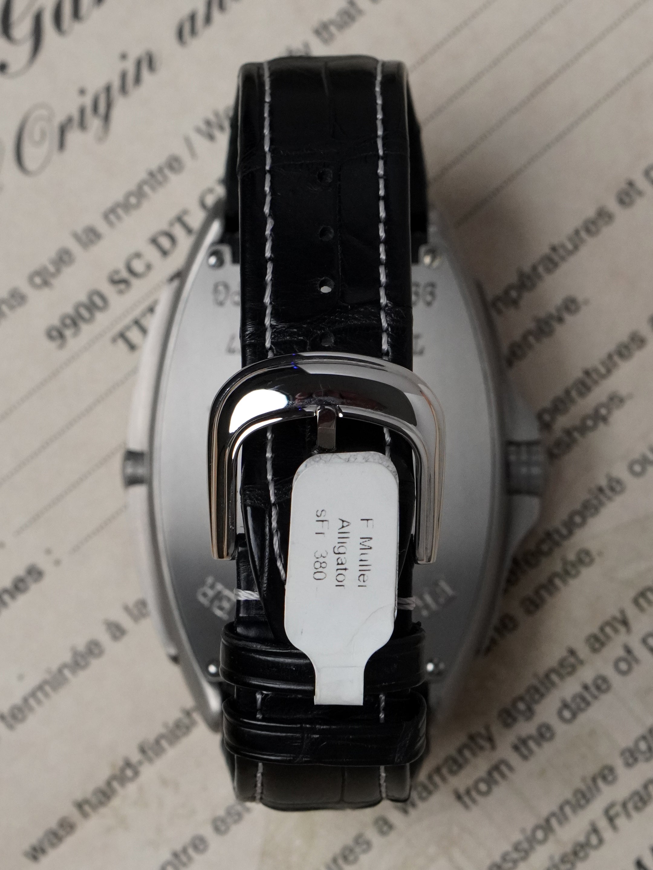 Franck Muller Conquistador Grand Prix 9900 SC DT GPG - Titanium, Full Set (2015)