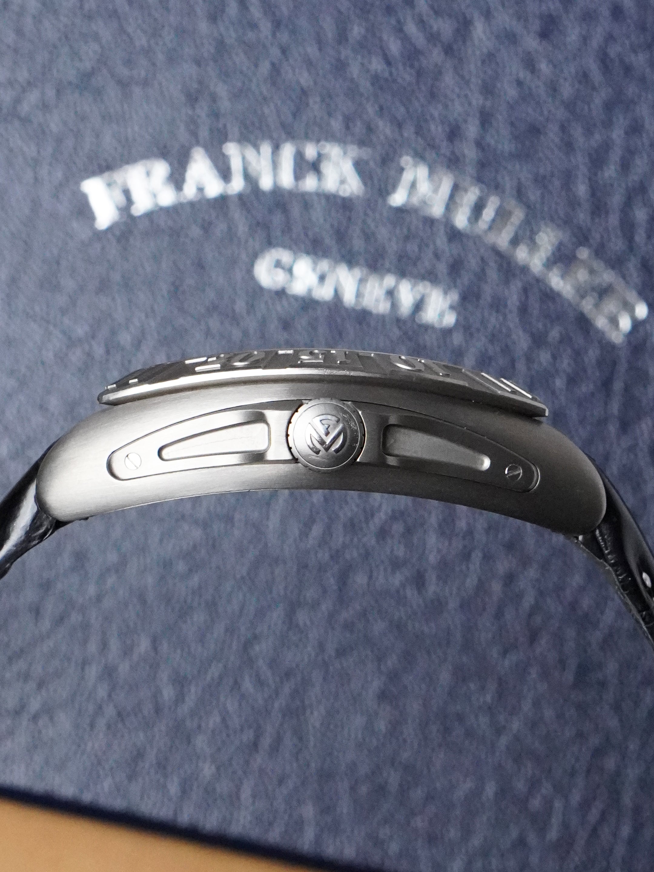Franck Muller Conquistador Grand Prix 9900 SC DT GPG - Titanium, Full Set (2015)