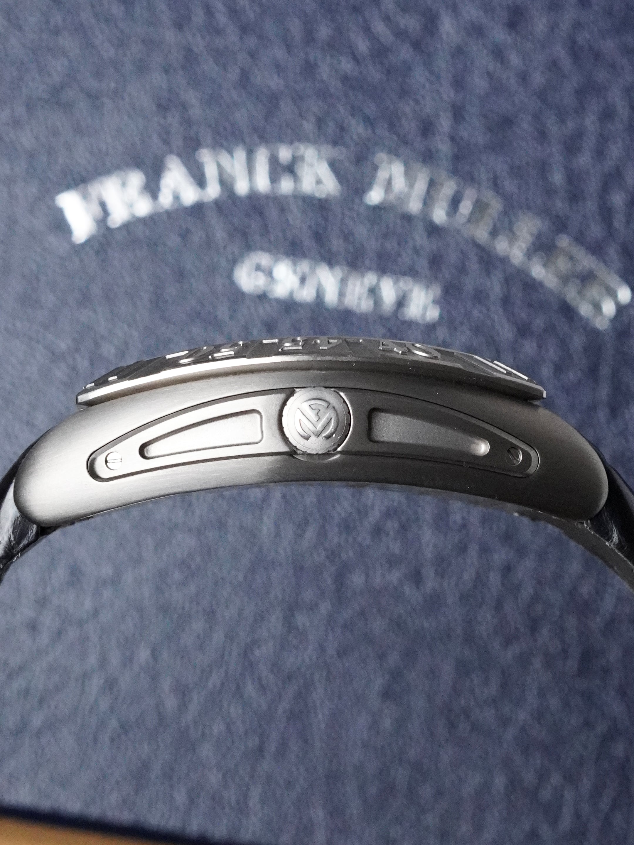 Franck Muller Conquistador Grand Prix 9900 SC DT GPG - Titanium, Full Set (2015)
