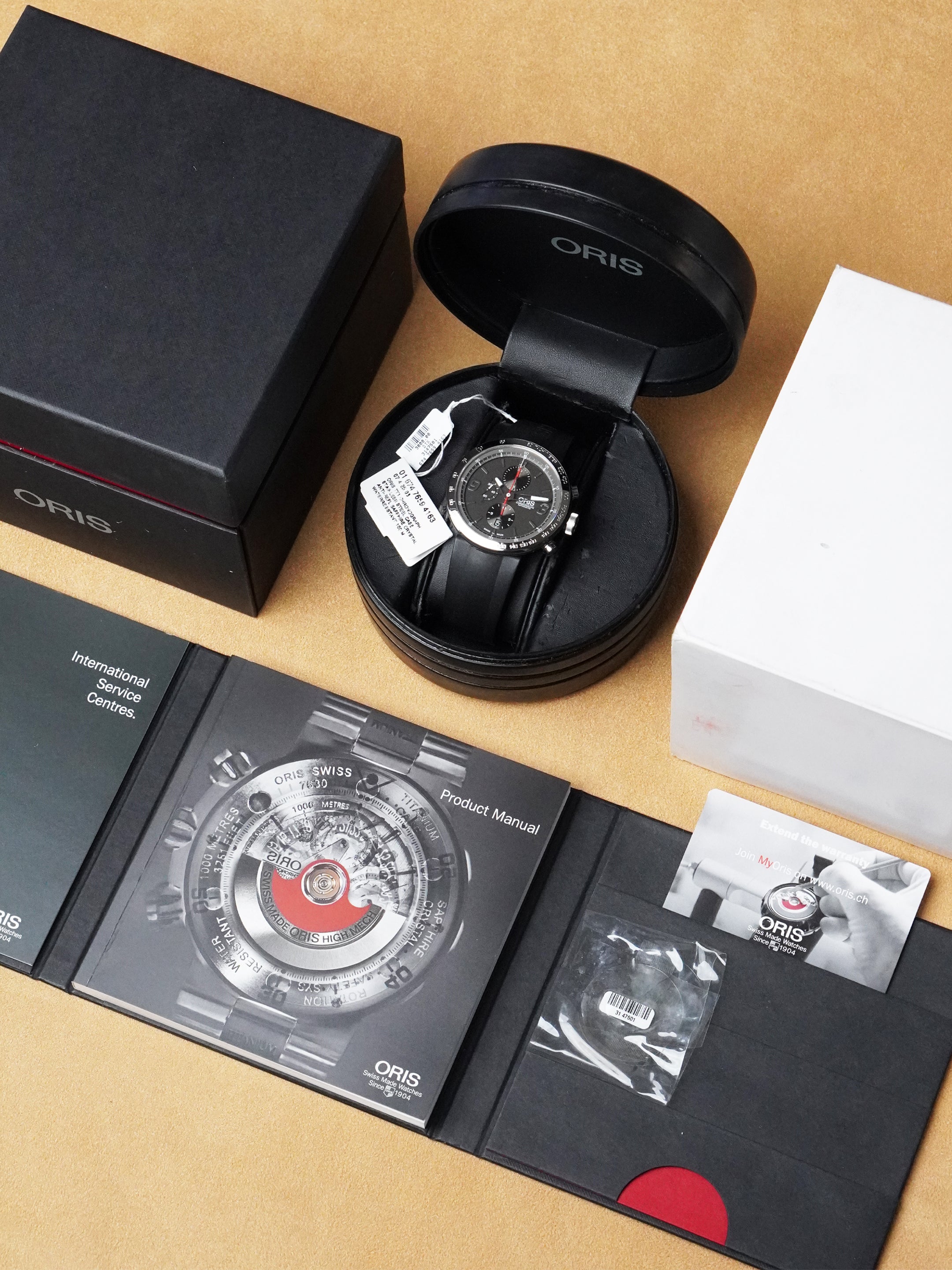 Oris TT1 Chronograph 01 674 7659 4163-07 4 25 06 - Steel, Grey Dial, Automatic, Box Only (2014)