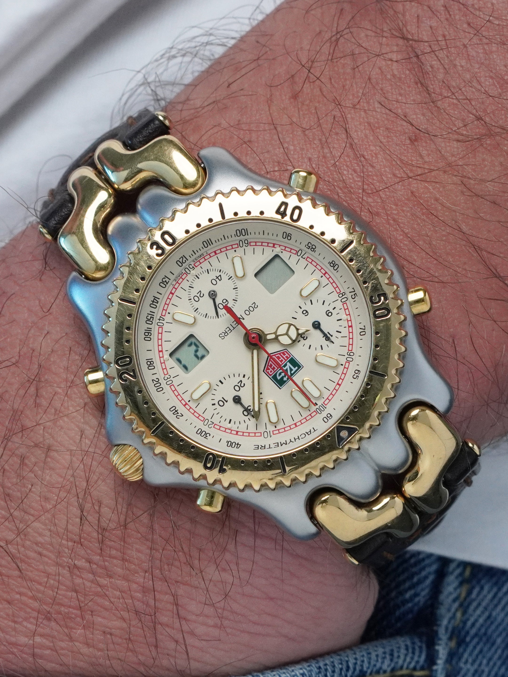 TAG Heuer S/EL Quartz Chronograph S25.706C - Ayrton Senna, Full Set (1993)