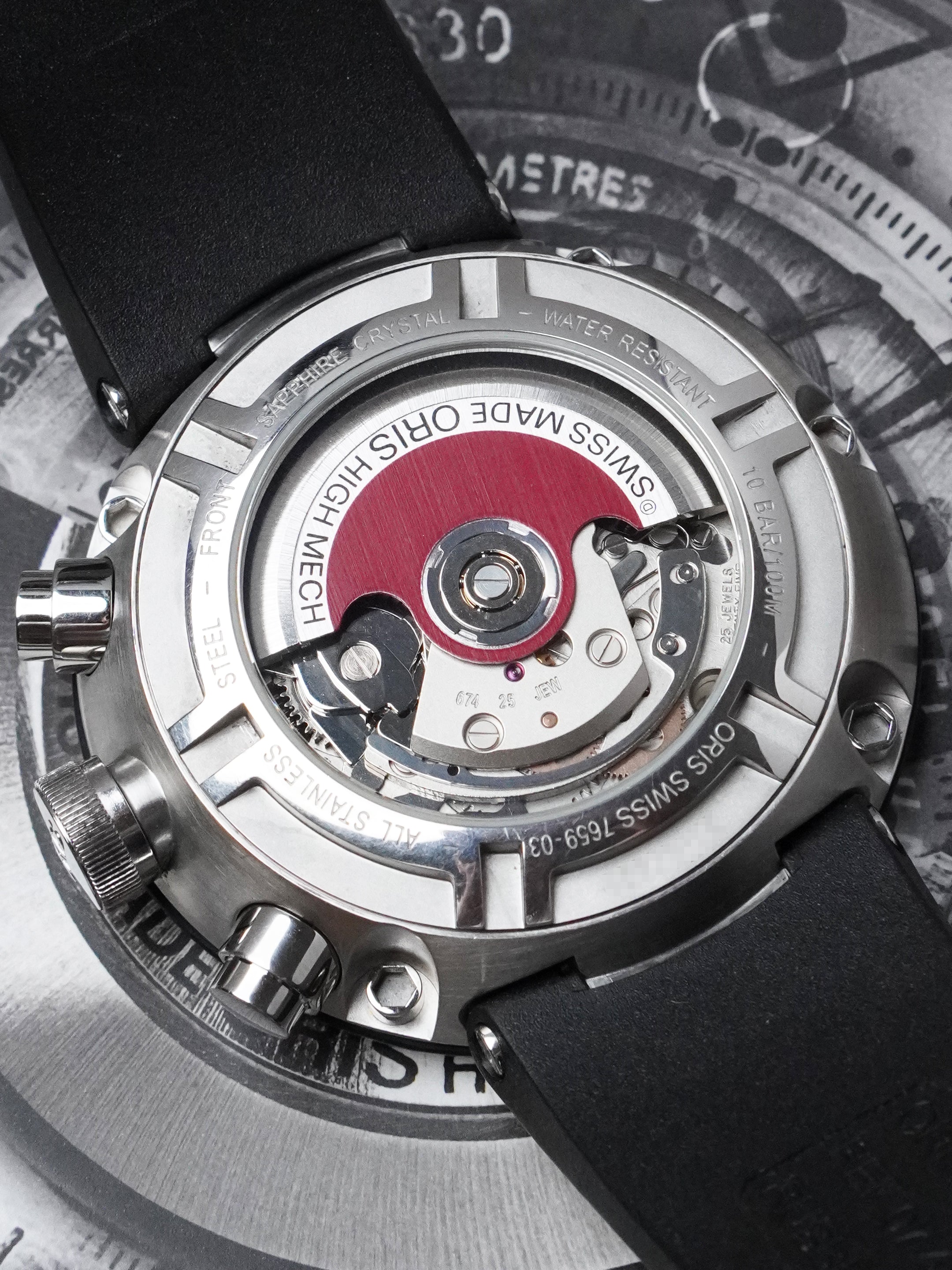 Oris TT1 Chronograph 01 674 7659 4163-07 4 25 06 - Steel, Grey Dial, Automatic, Box Only (2014)