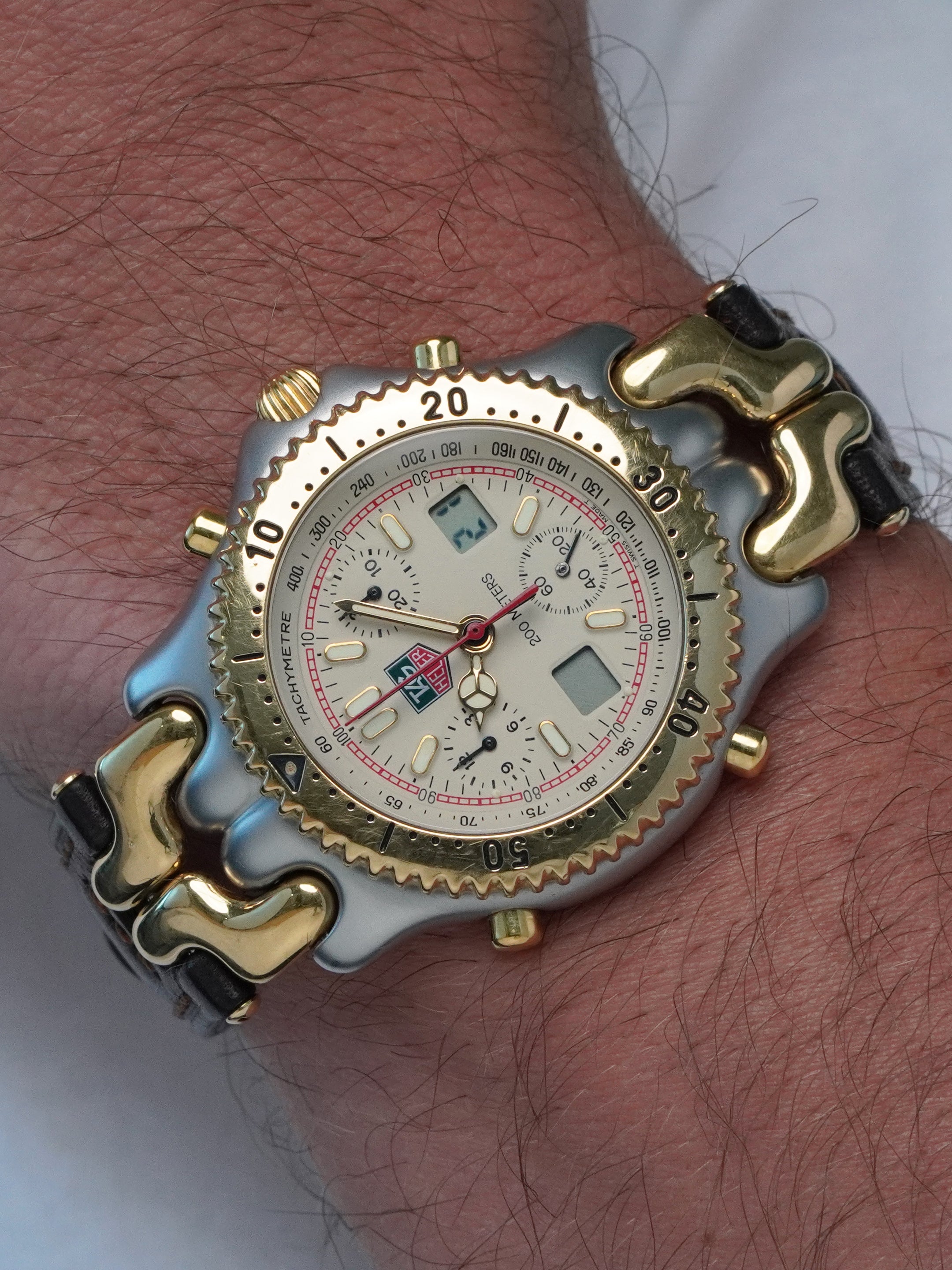 TAG Heuer S/EL Quartz Chronograph S25.706C - Ayrton Senna, Full Set (1993)