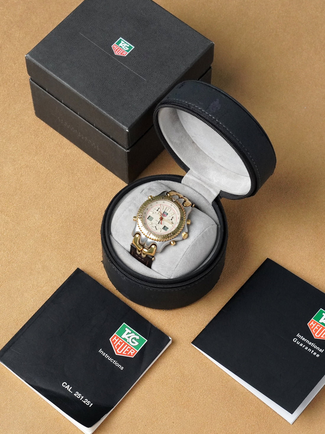 TAG Heuer S/EL Quartz Chronograph S25.706C - Ayrton Senna, Full Set (1993)