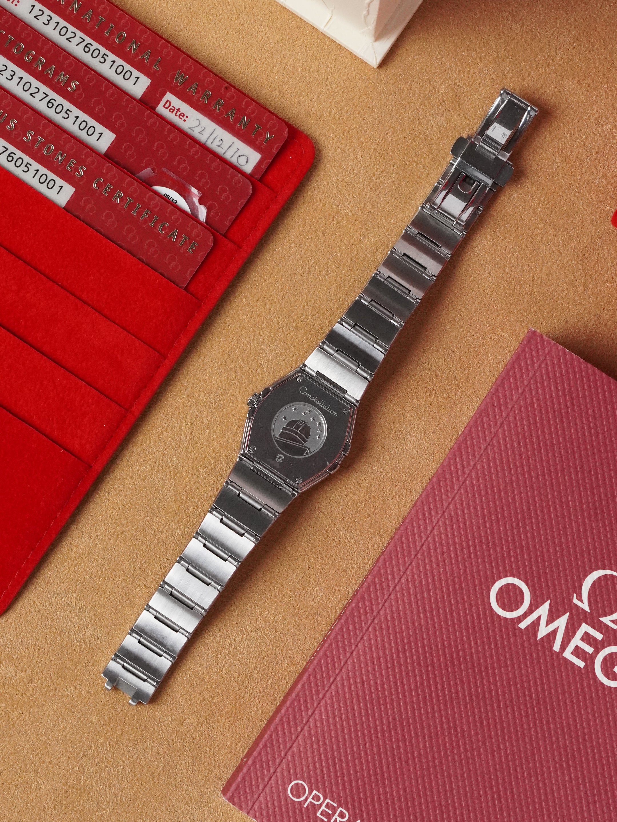 Omega Constellation 123.10.27.60.51.001 - Factory Diamonds, Supernova Dial, Quartz, Full Set (2010)