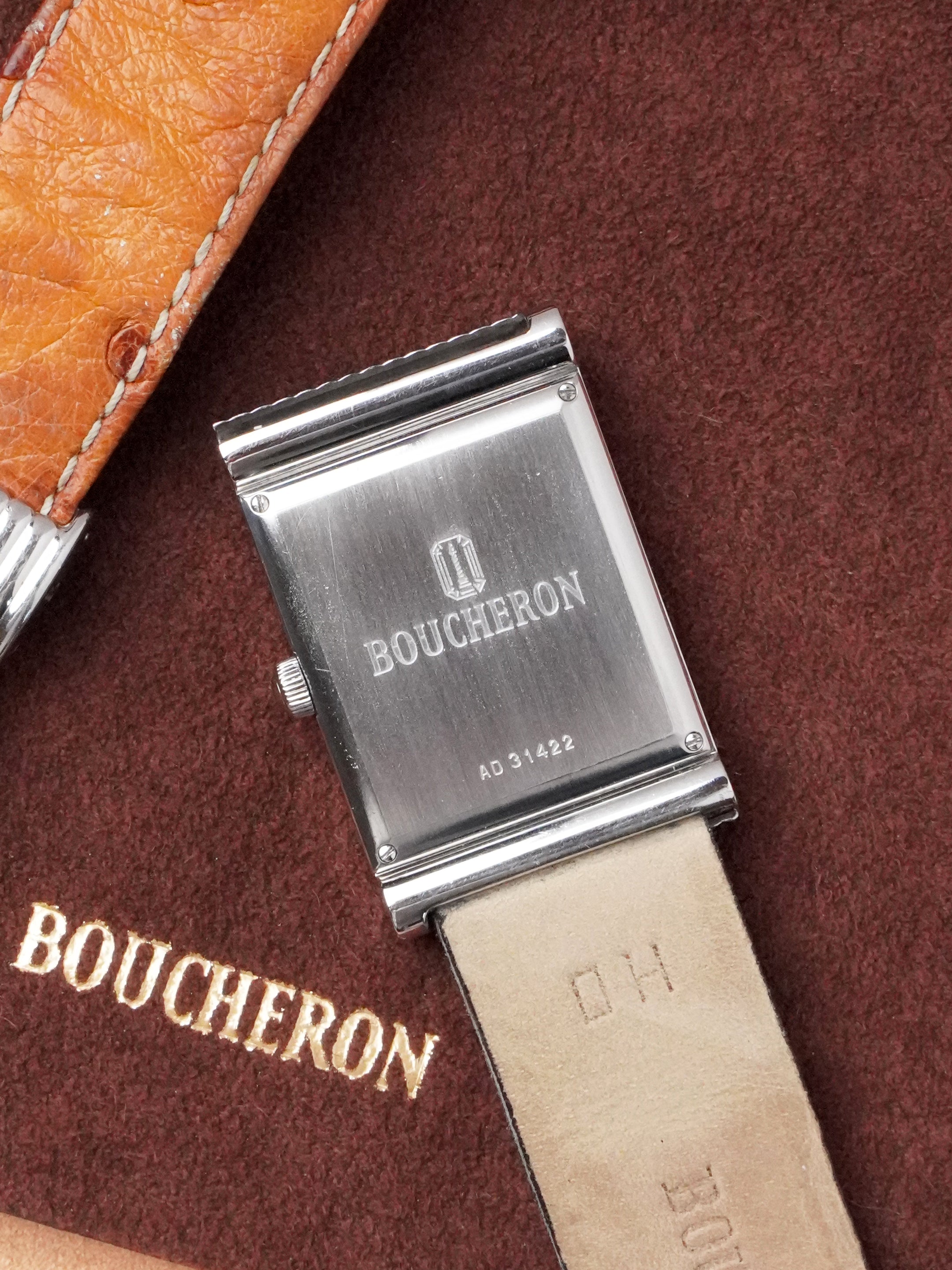 Boucheron Reflet - Stainless Steel, Blue Dial, Quartz, Full Set (2006)