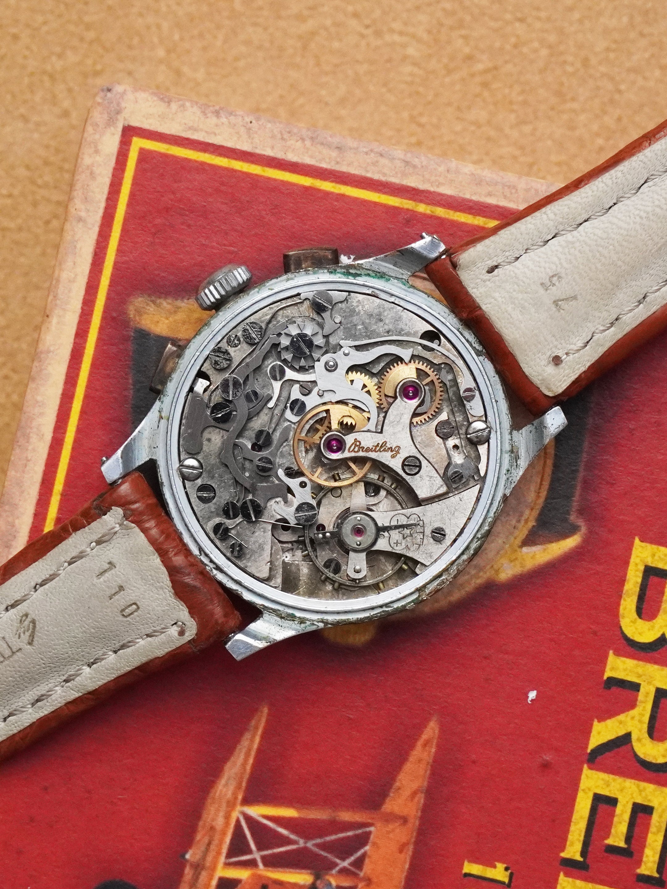 Breitling Chronograph 178 - Chrome-Plated Case, White Dial, Manual, Box Only (1947)