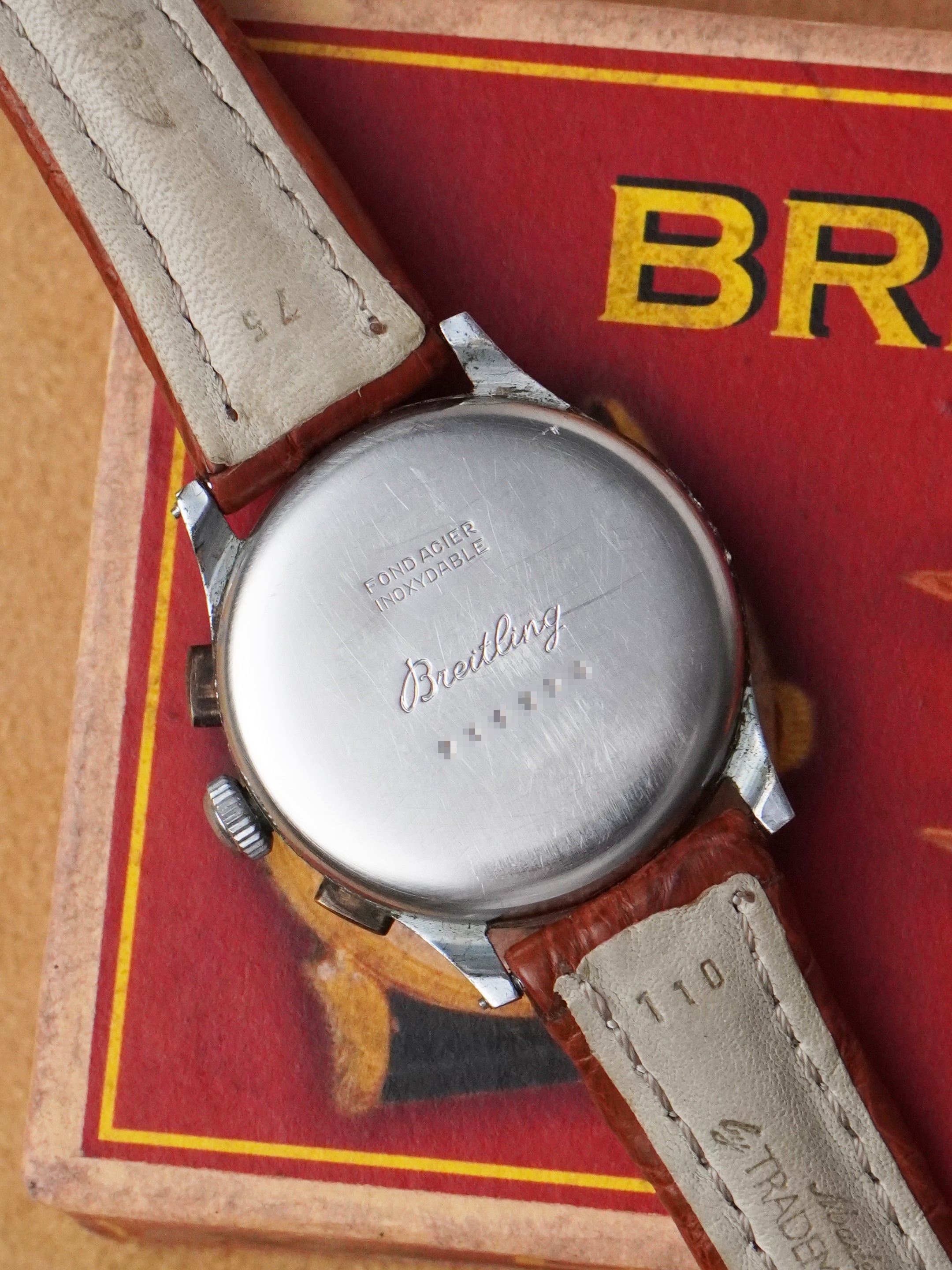 Breitling Chronograph 178 - Chrome-Plated Case, White Dial, Manual, Box Only (1947)