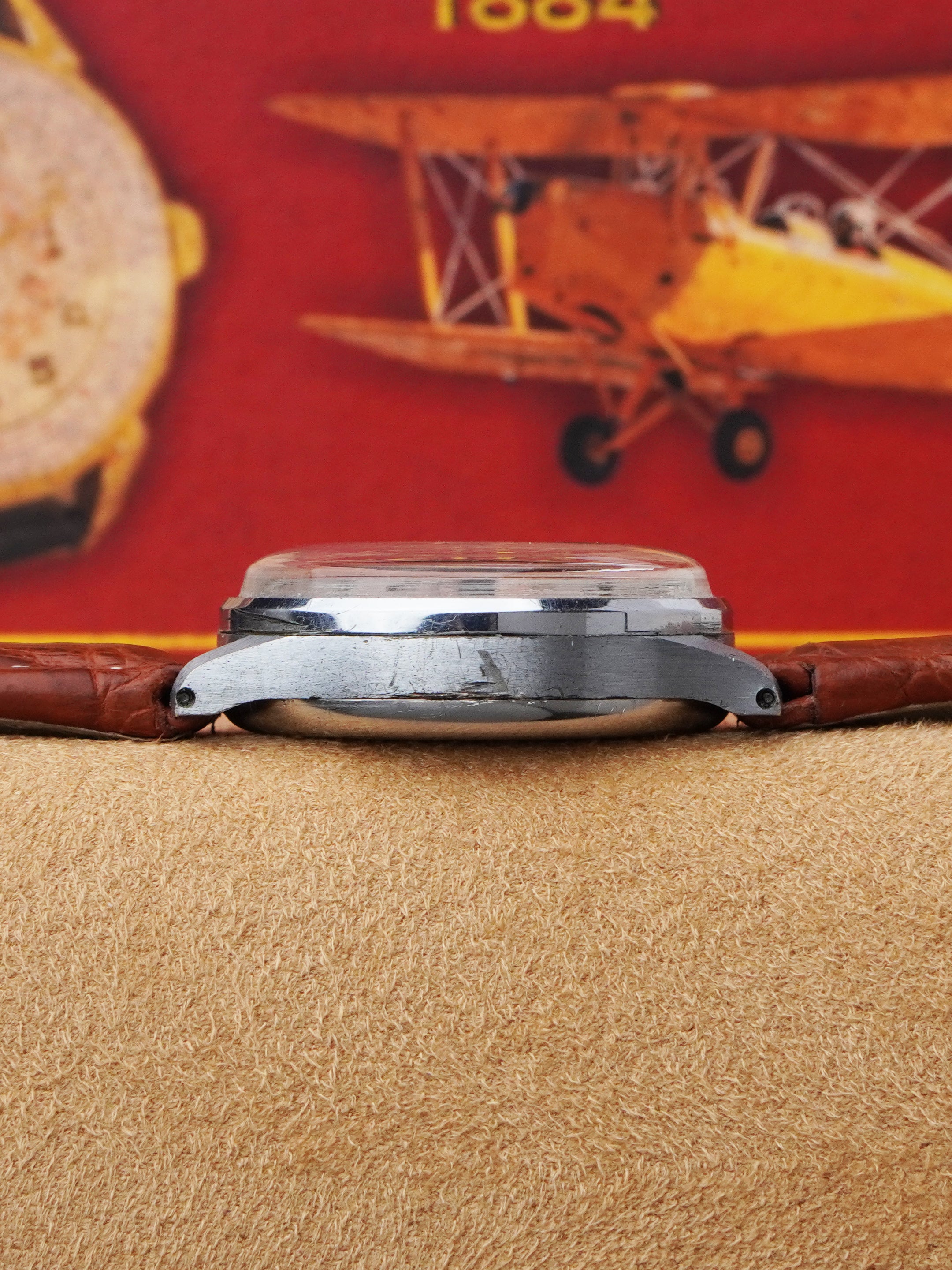 Breitling Chronograph 178 - Chrome-Plated Case, White Dial, Manual, Box Only (1947)