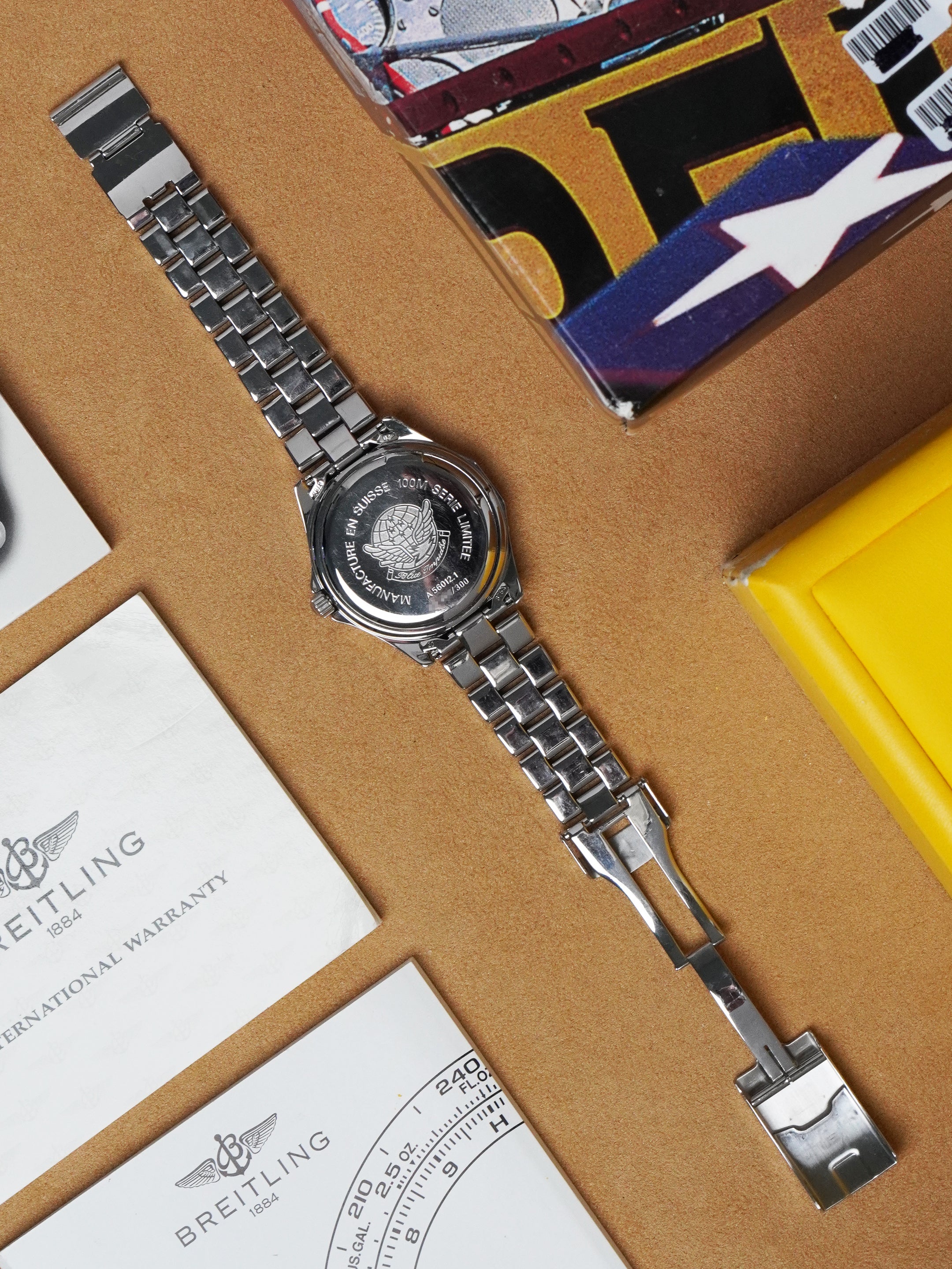 Breitling Chronospace "Blue Impulse" A56012.1 - Stainless Steel, Quartz, Full Set (1995)