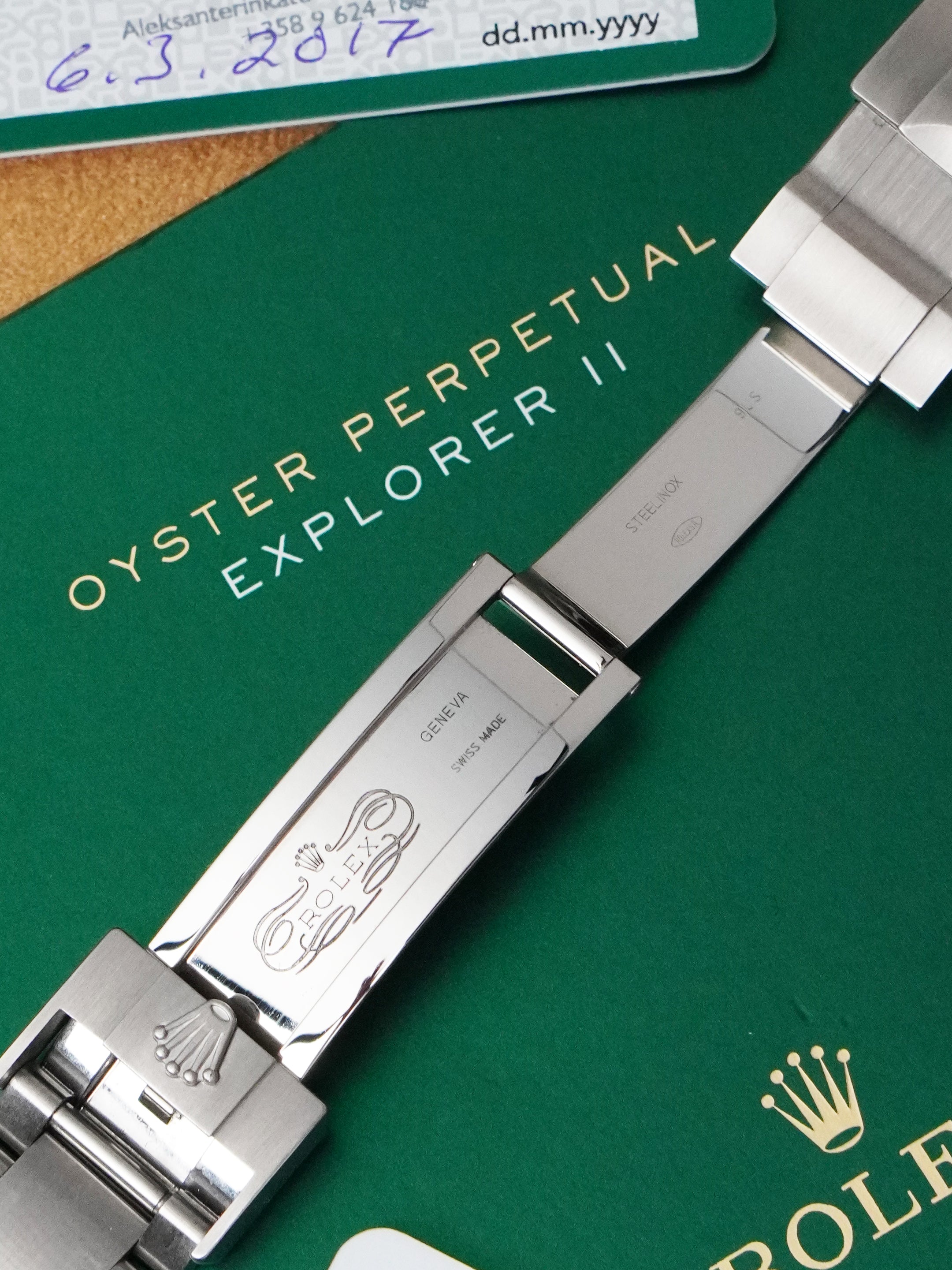 Rolex Explorer II "Polar" 216570 - Stainless Steel, White Dial, Automatic, Full Set (2017)