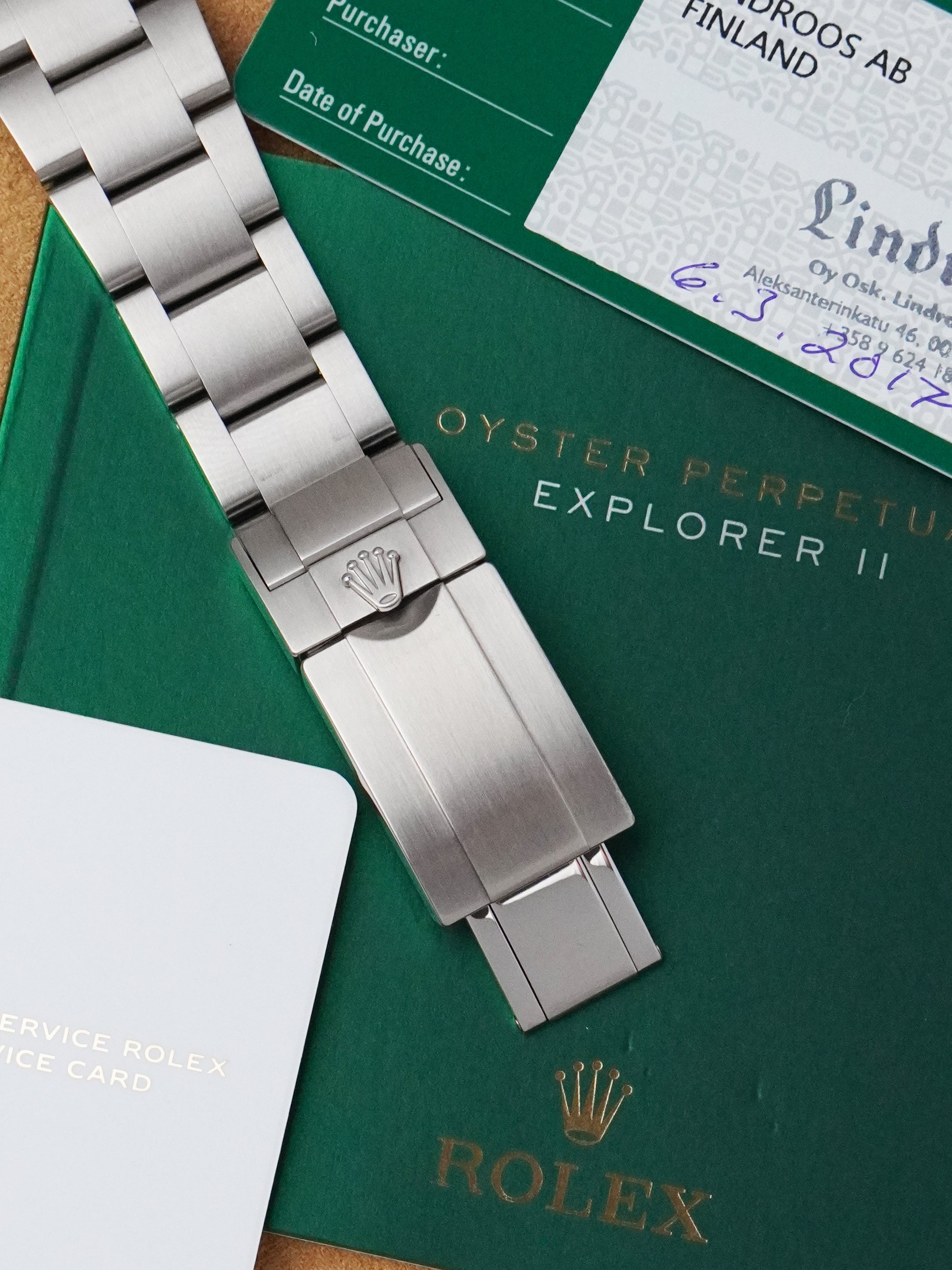 Rolex Explorer II "Polar" 216570 - Stainless Steel, White Dial, Automatic, Full Set (2017)