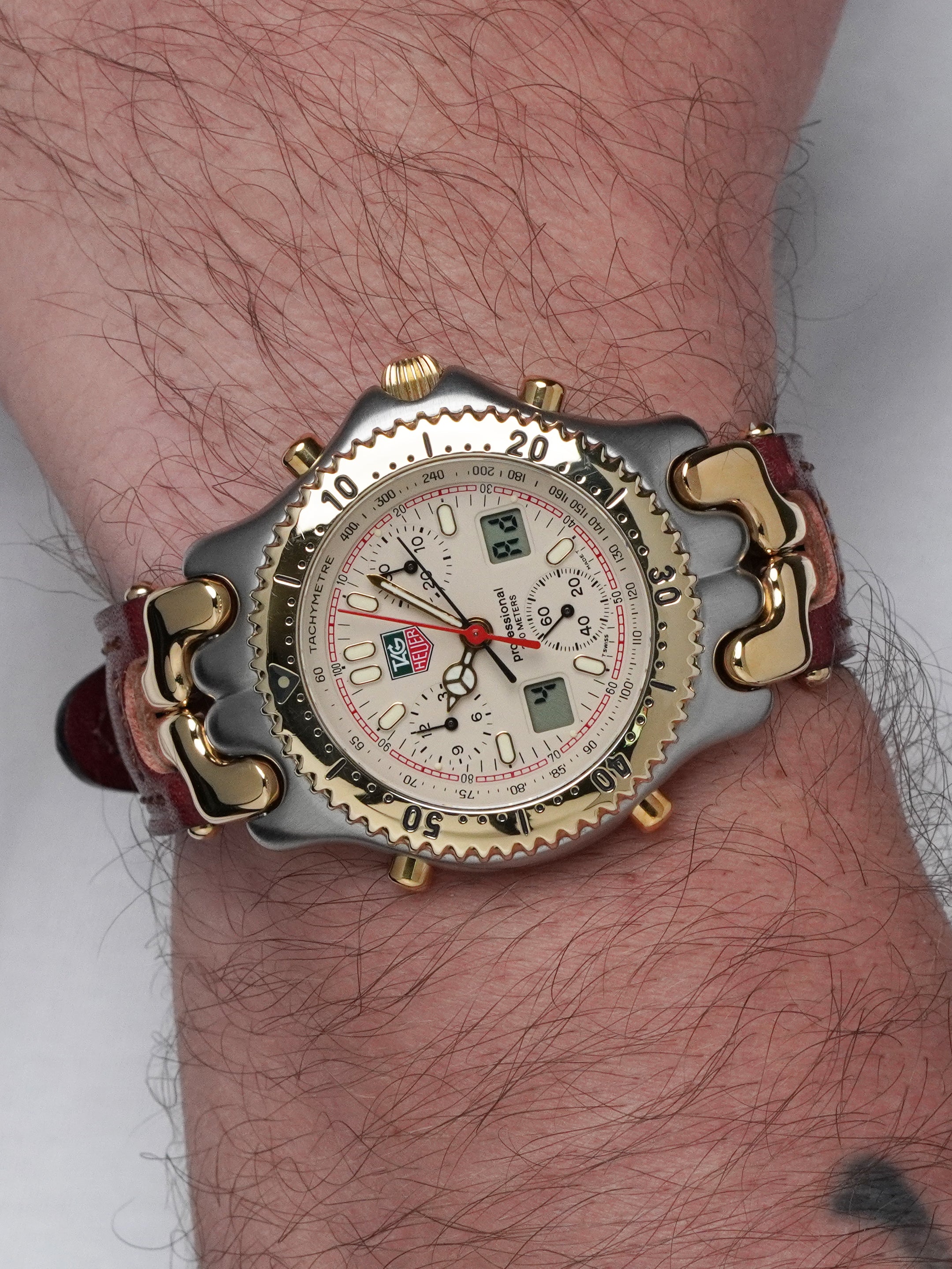 TAG Heuer S/EL Quartz Chronograph CG1123-0 - Ayrton Senna, Quartz, Full Set (1994)