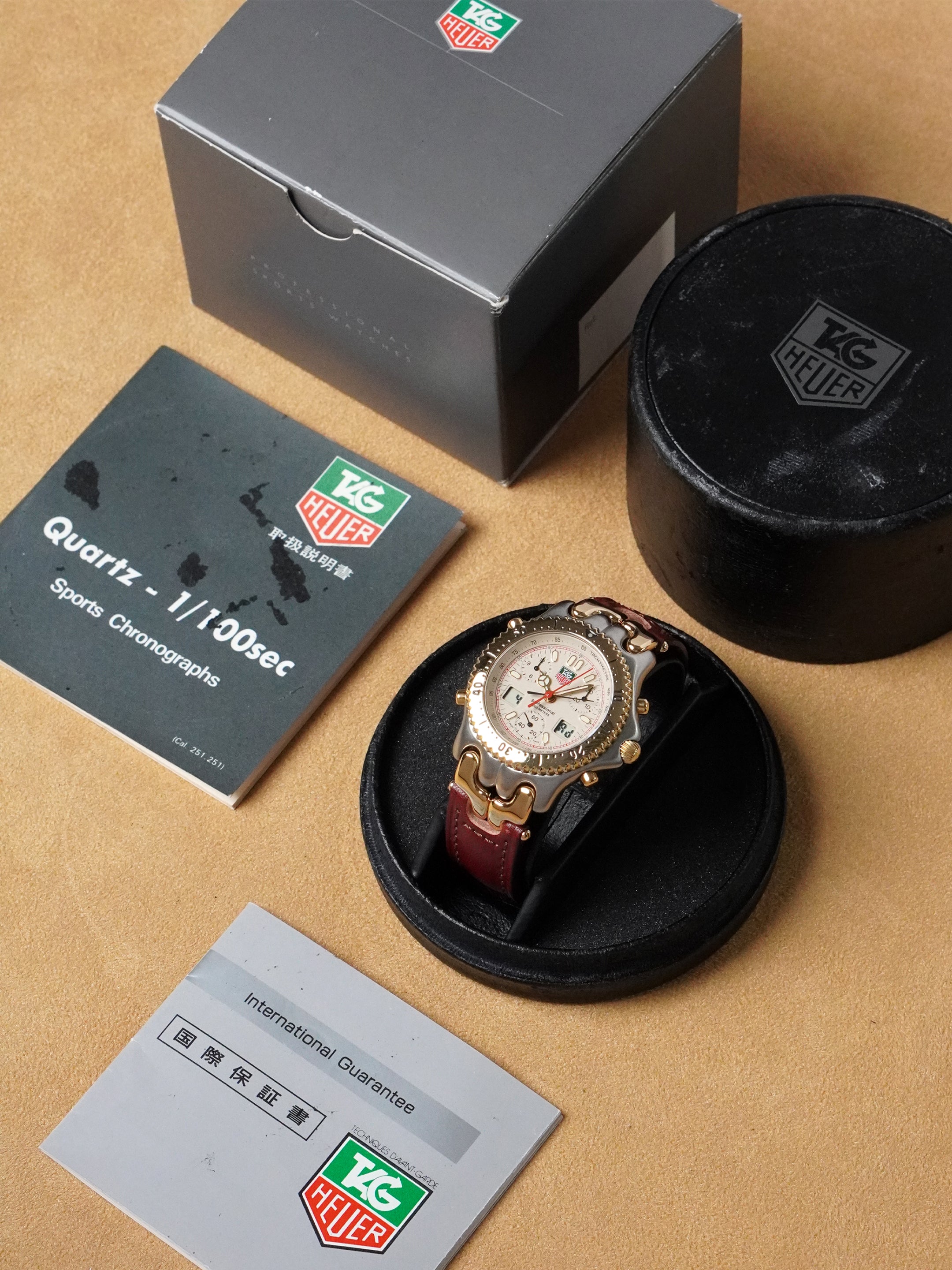 TAG Heuer S/EL Quartz Chronograph CG1123-0 - Ayrton Senna, Quartz, Full Set (1994)
