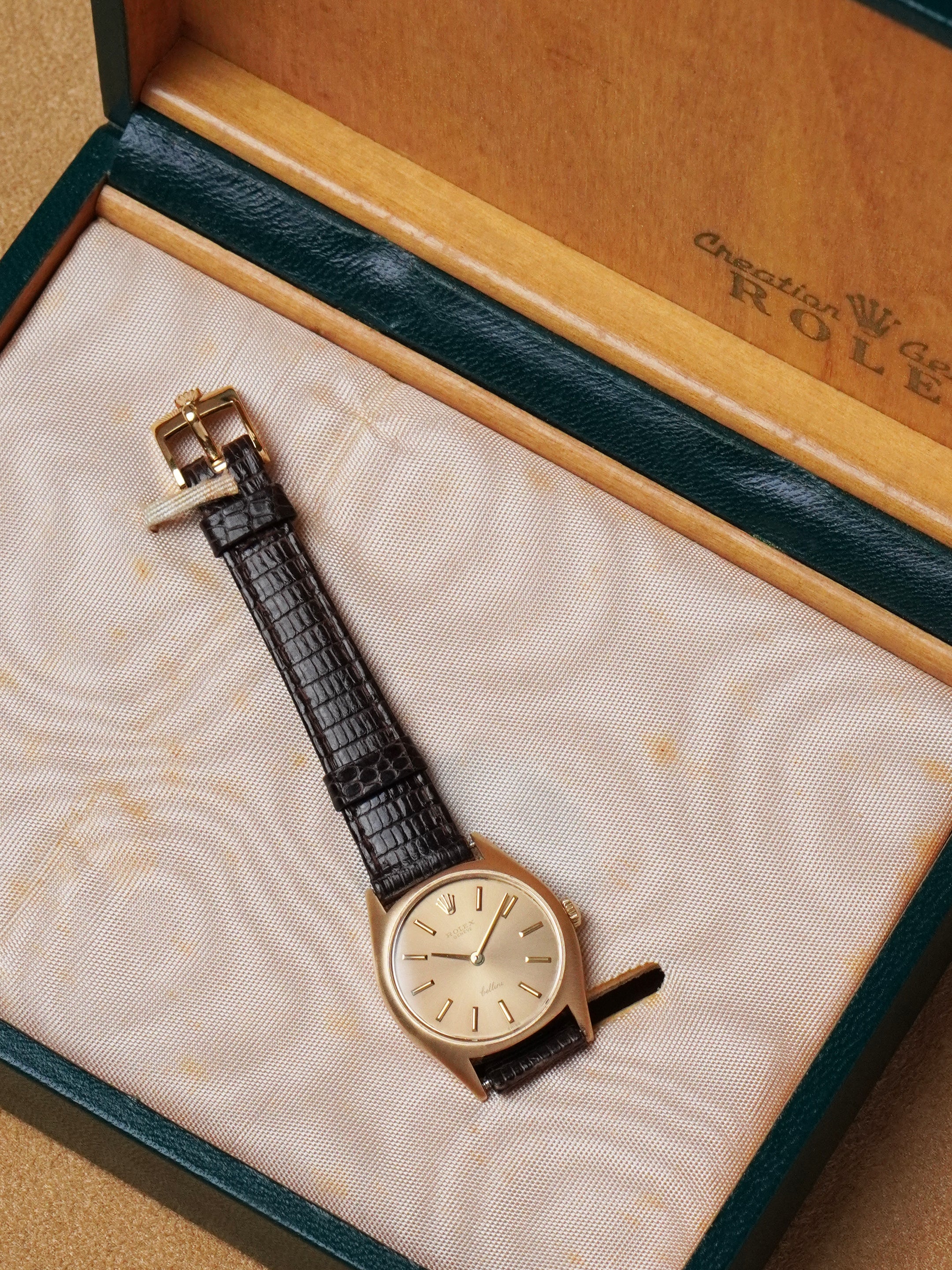 Rolex Cellini 3800 - 18K 750 Yellow Gold, Manual, Box Only (1969)
