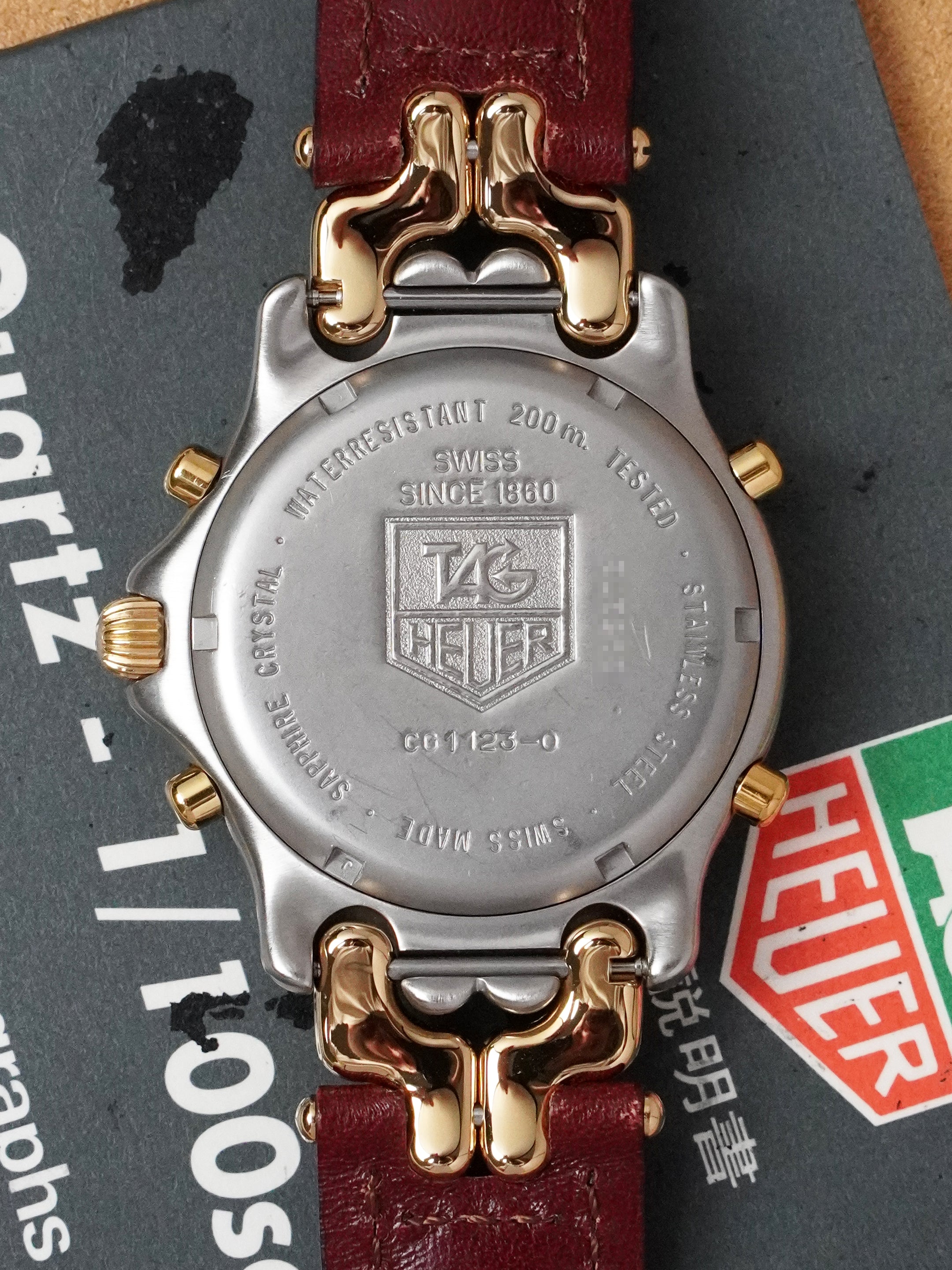 TAG Heuer S/EL Quartz Chronograph CG1123-0 - Ayrton Senna, Quartz, Full Set (1994)
