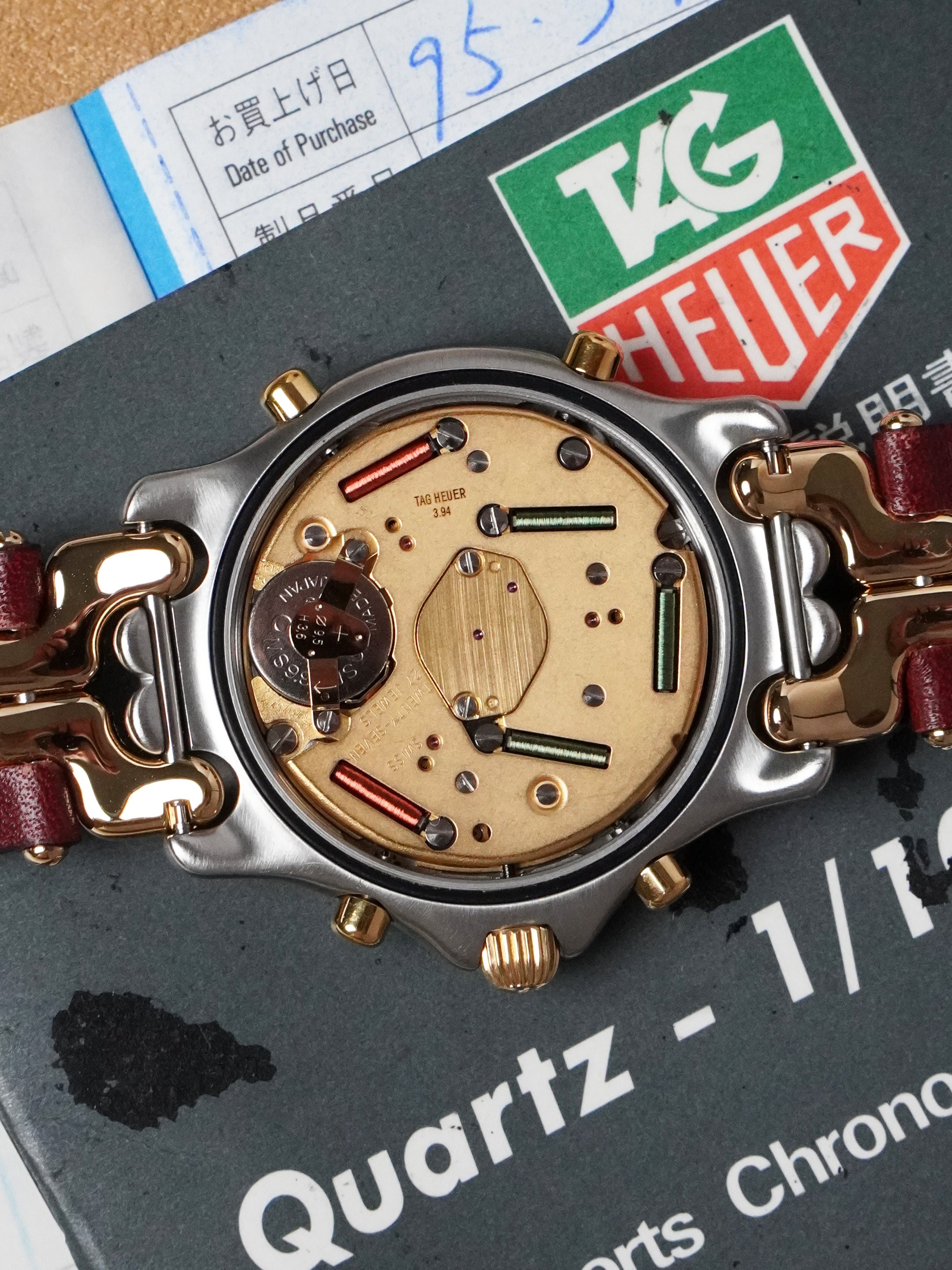 TAG Heuer S/EL Quartz Chronograph CG1123-0 - Ayrton Senna, Quartz, Full Set (1994)
