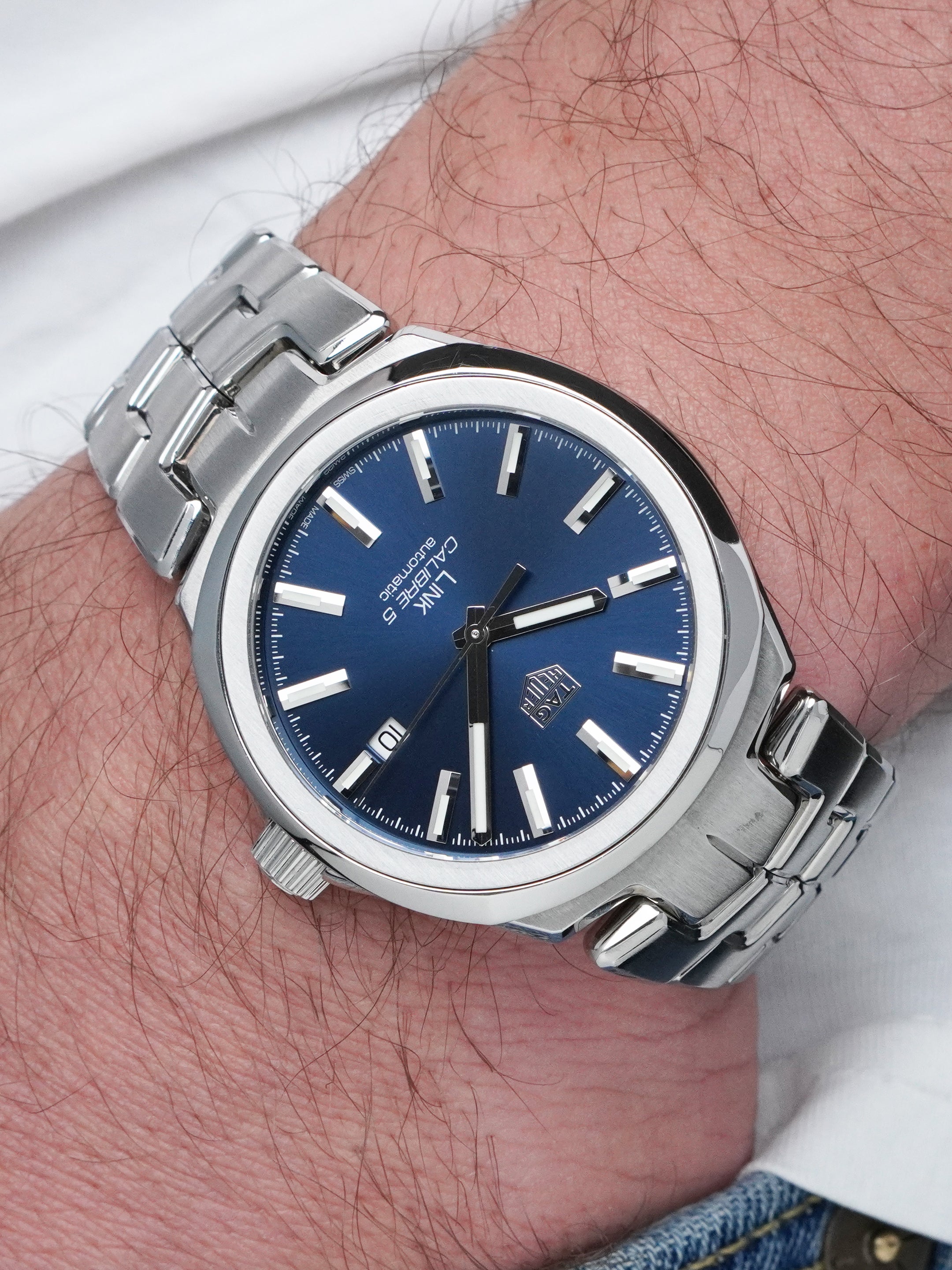TAG Heuer Link WBC2112.BA0603 - Stainless Steel, Blue Dial, Automatic, Full Set (2017)