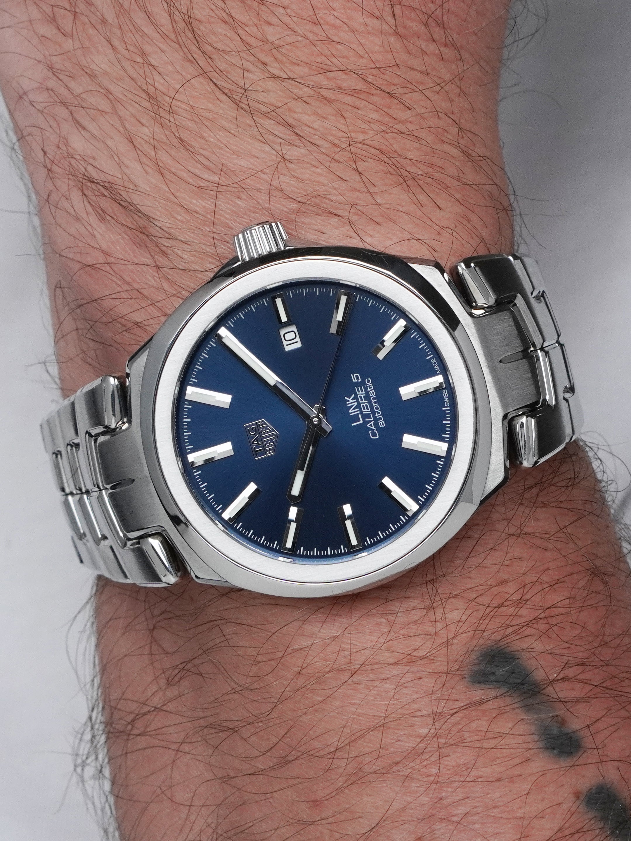 TAG Heuer Link WBC2112.BA0603 - Stainless Steel, Blue Dial, Automatic, Full Set (2017)