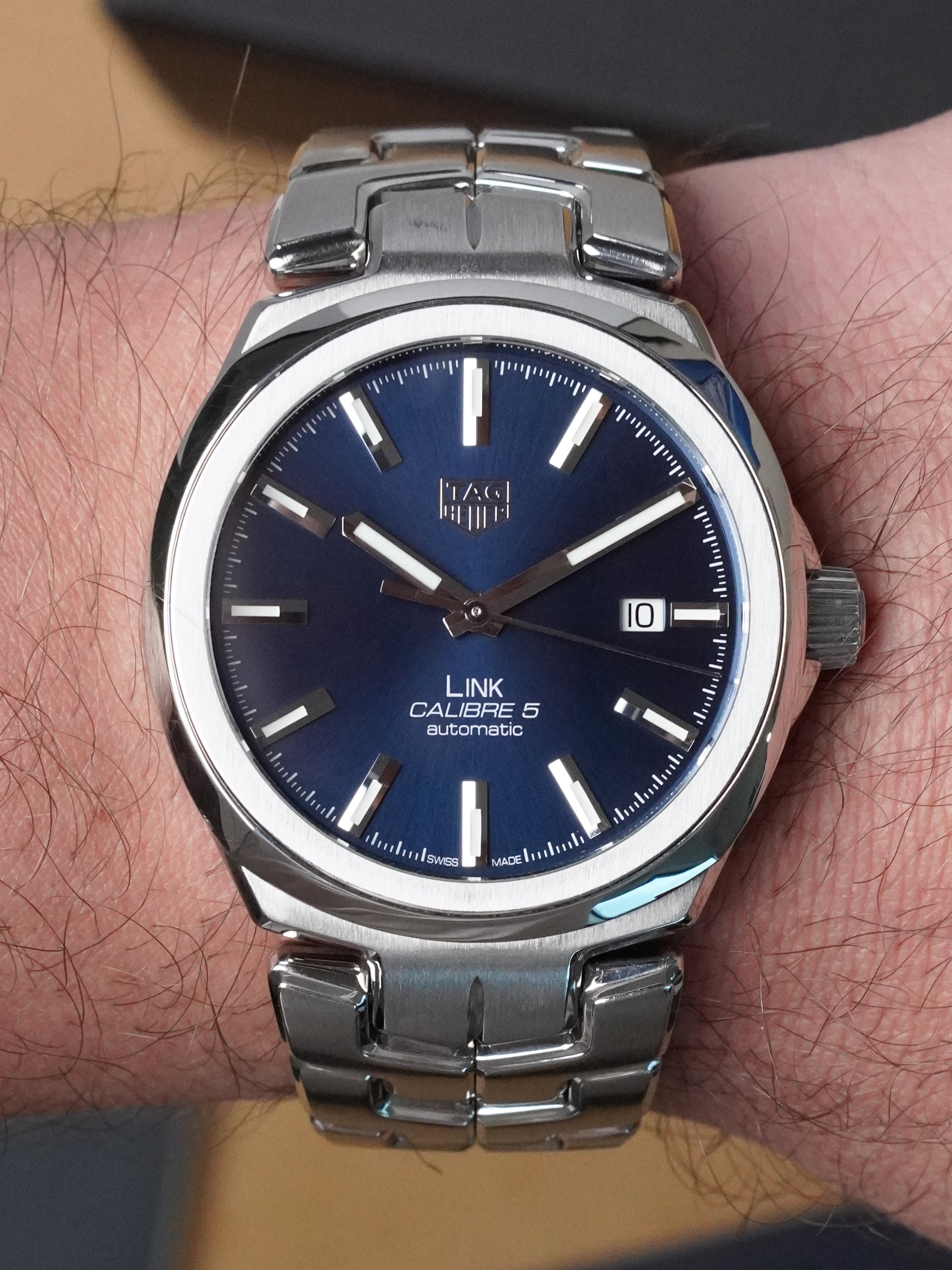 TAG Heuer Link WBC2112.BA0603 - Stainless Steel, Blue Dial, Automatic, Full Set (2017)