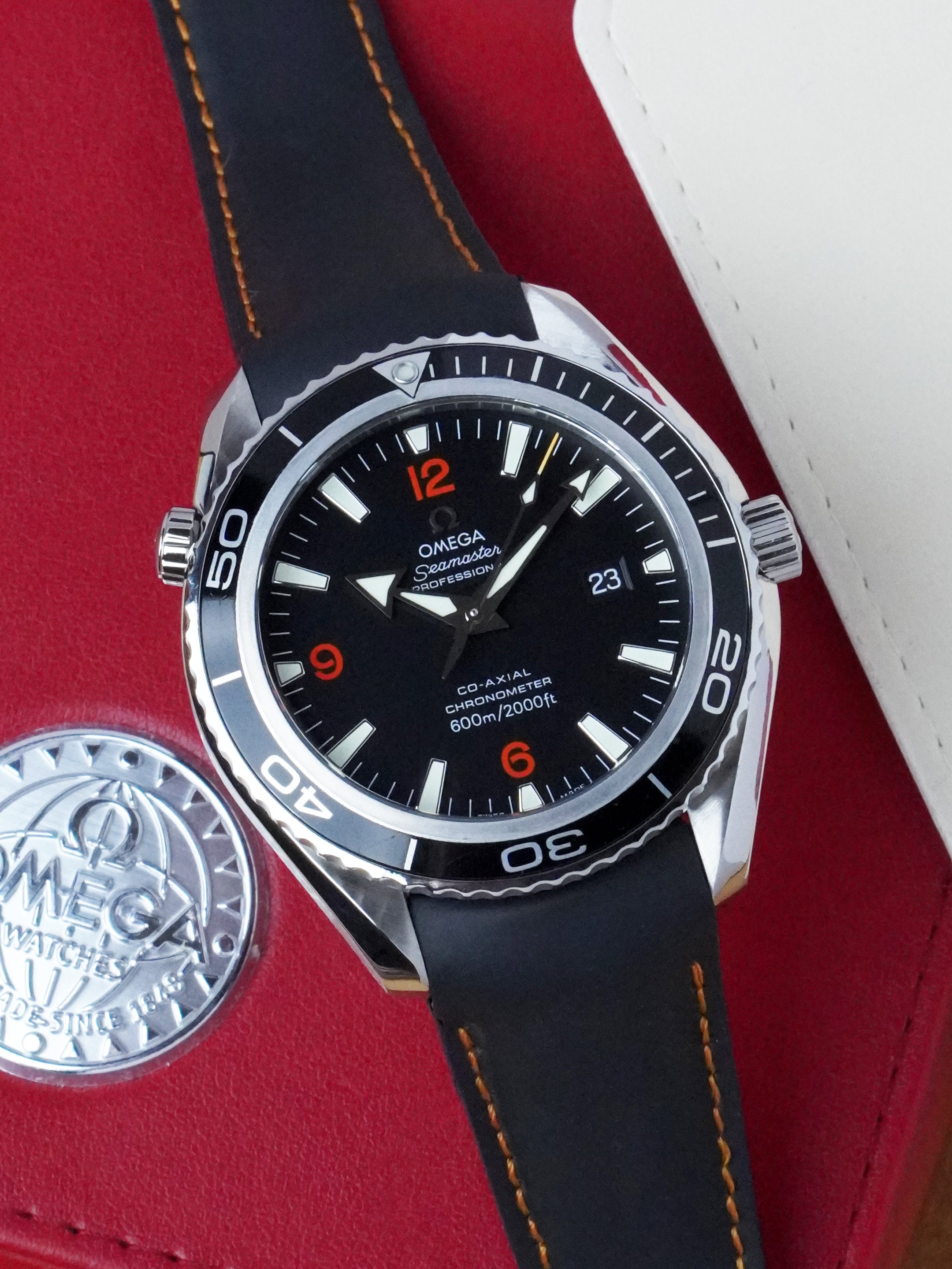 Omega Seamaster Planet Ocean 600 M 2900.51.82 - Stainless Steel, Automatic, Box Only (2008)